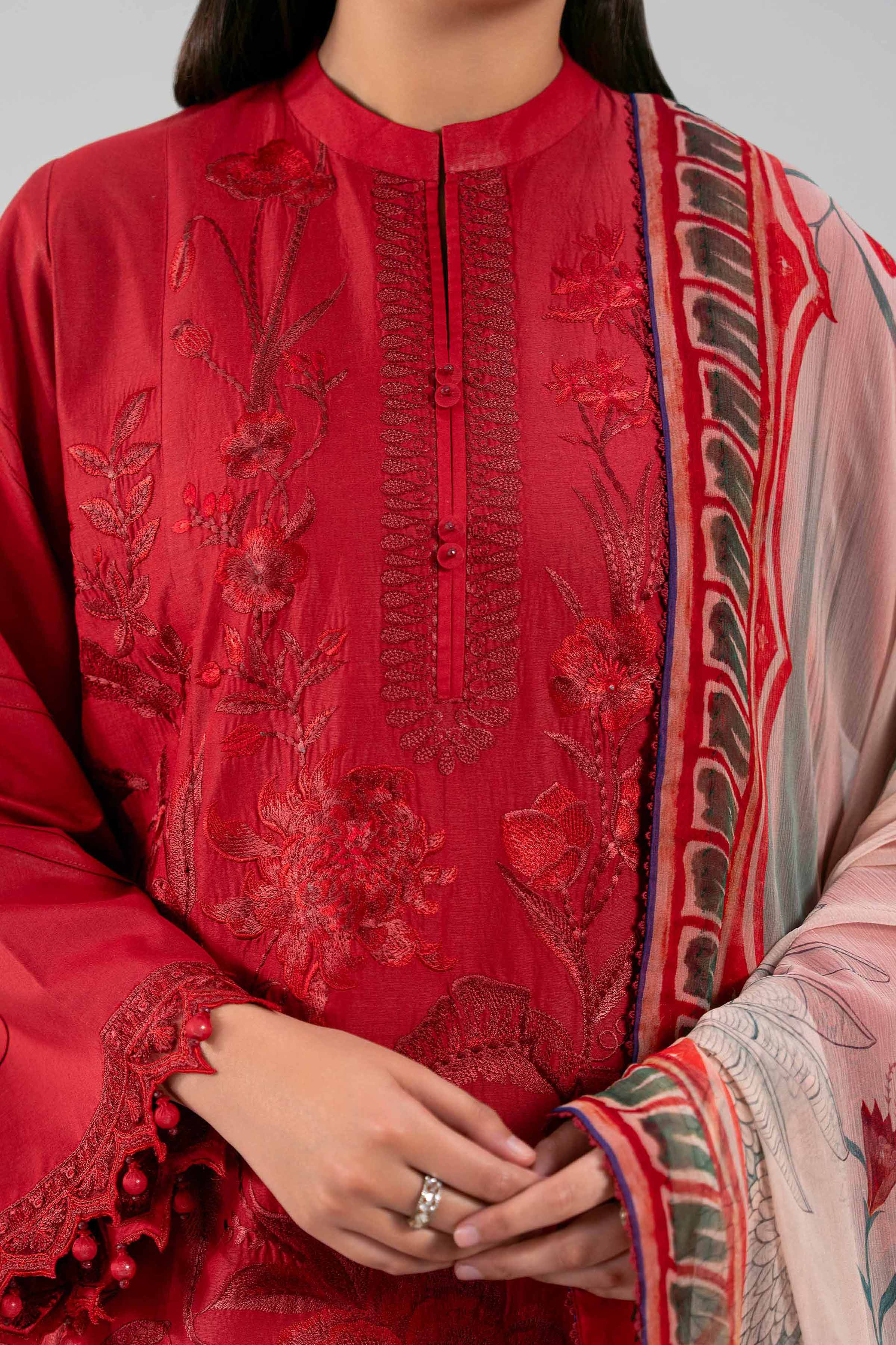 3 Piece - Digital Printed Embroidered Suit - 42601342 for Women - Unstitched Collection | Nishat | Shop Online