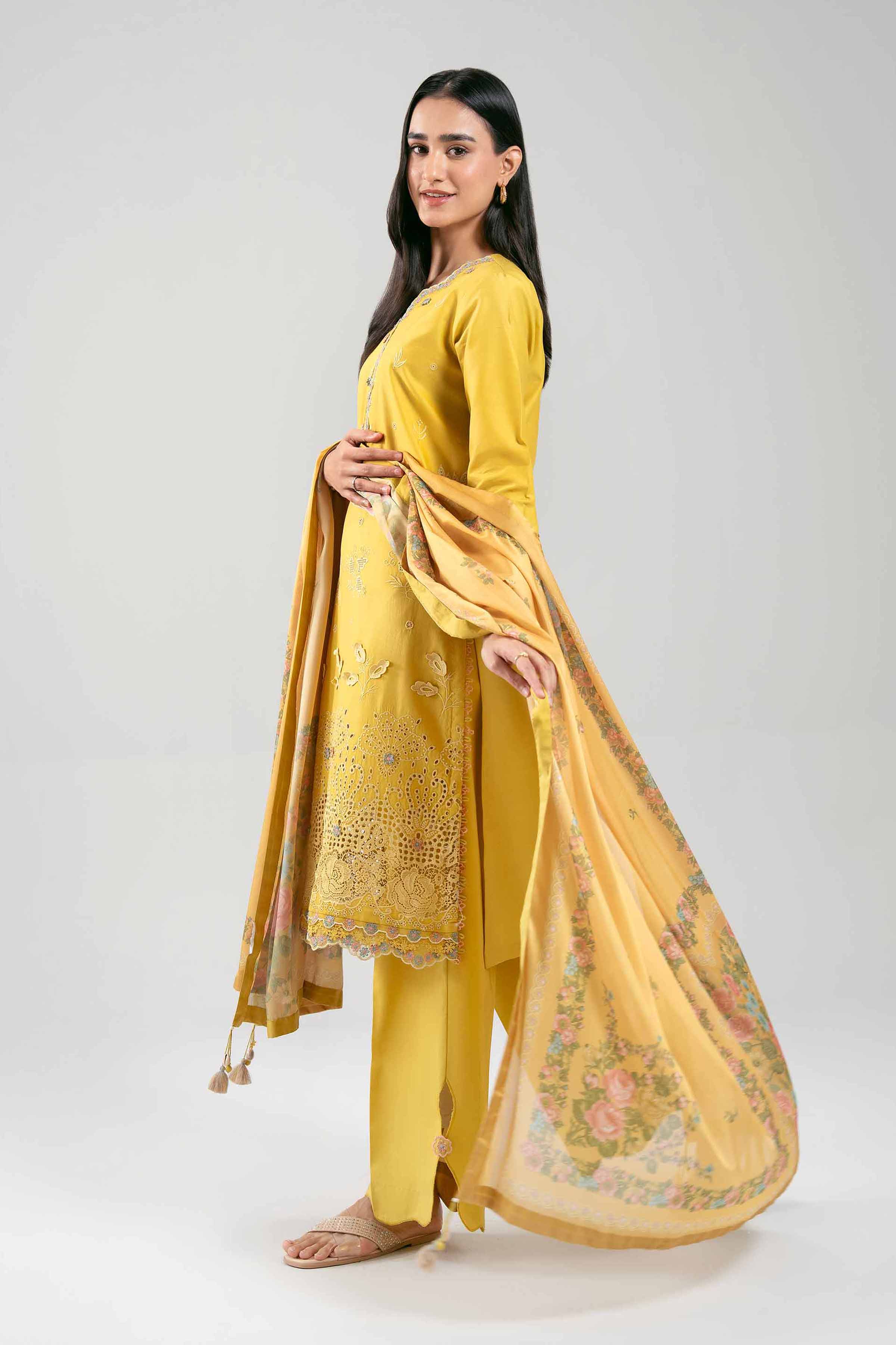 3 Piece - Embroidered Suit - 42601344 for Women - Unstitched Collection | Nishat | Shop Online