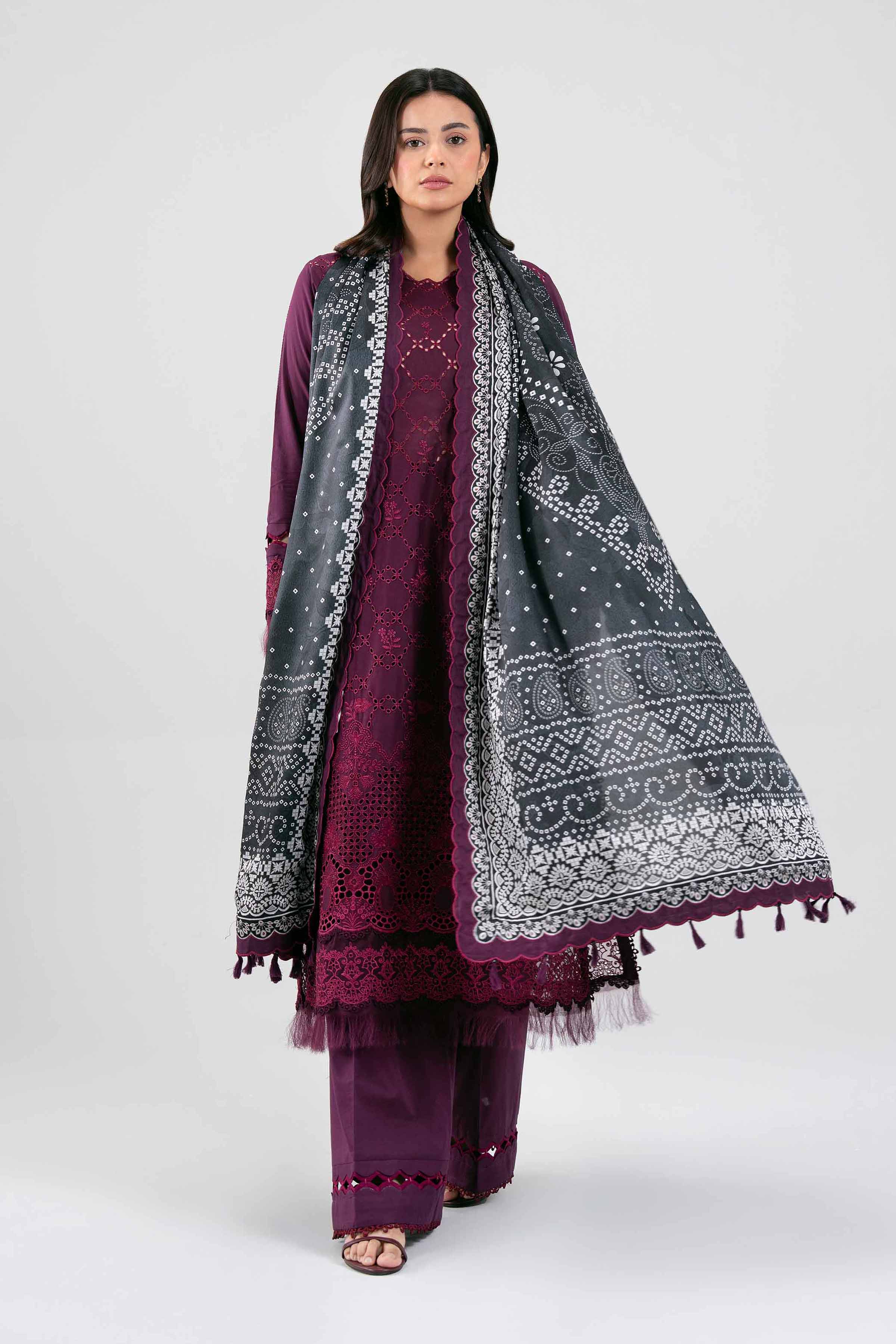 3 Piece - Embroidered Suit - 42601345 for Women - Unstitched Collection | Nishat | Shop Online