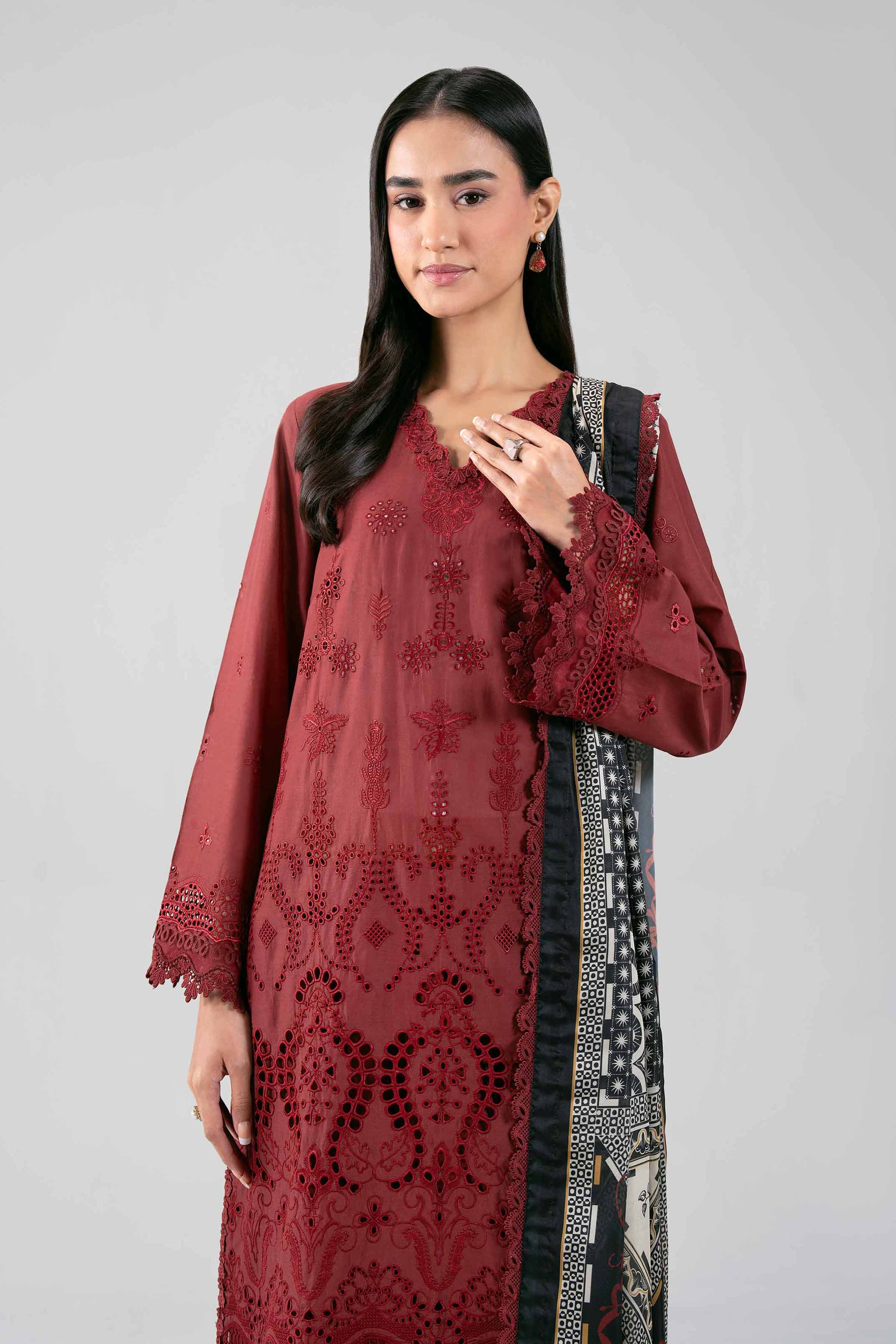 3 Piece - Digital Printed Embroidered Suit - 42601349 for Women - Unstitched Collection | Nishat | Shop Online