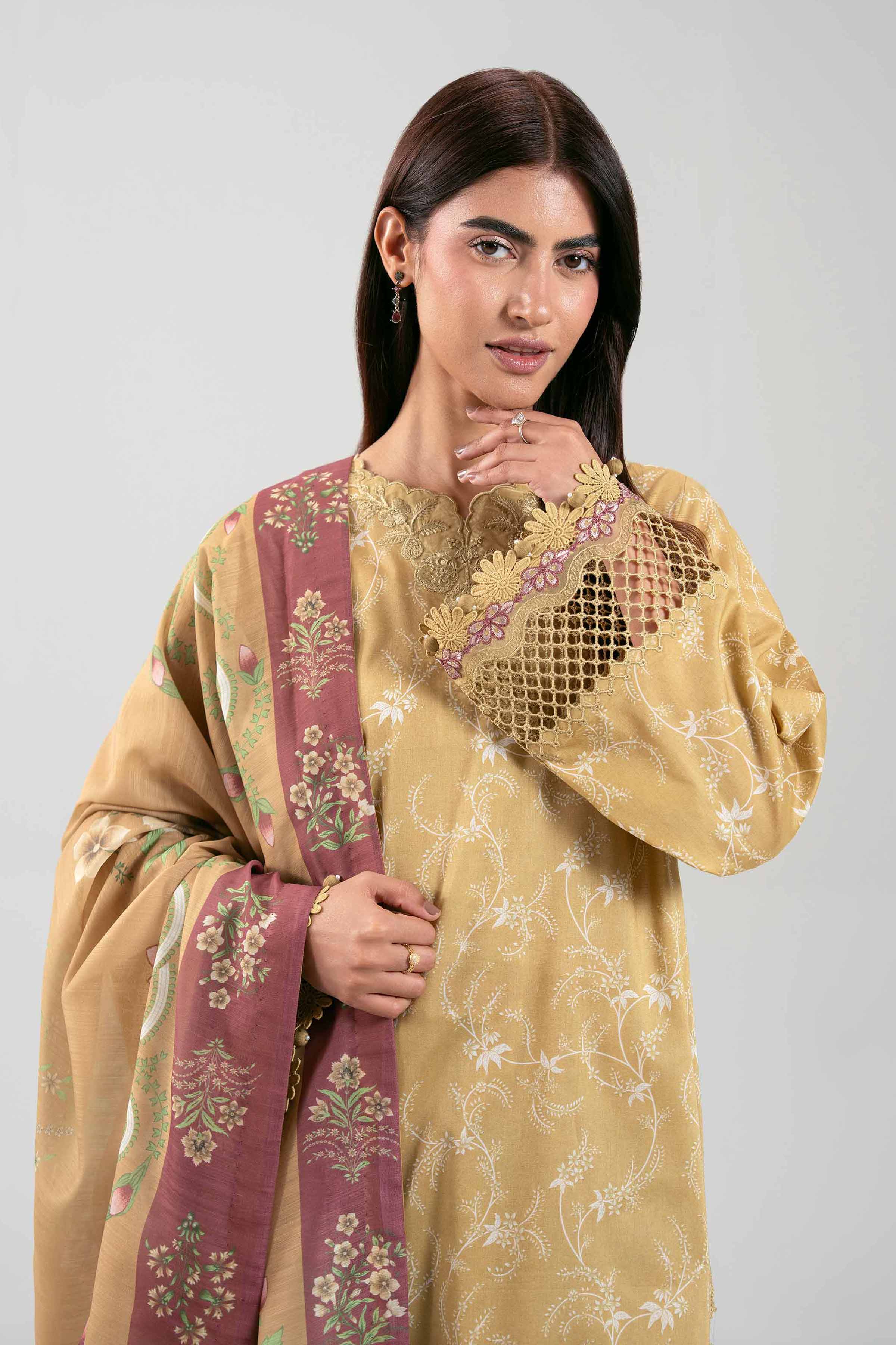 3 Piece - Digital Printed Embroidered Suit - 42601354 for Women - Unstitched Collection | Nishat | Shop Online