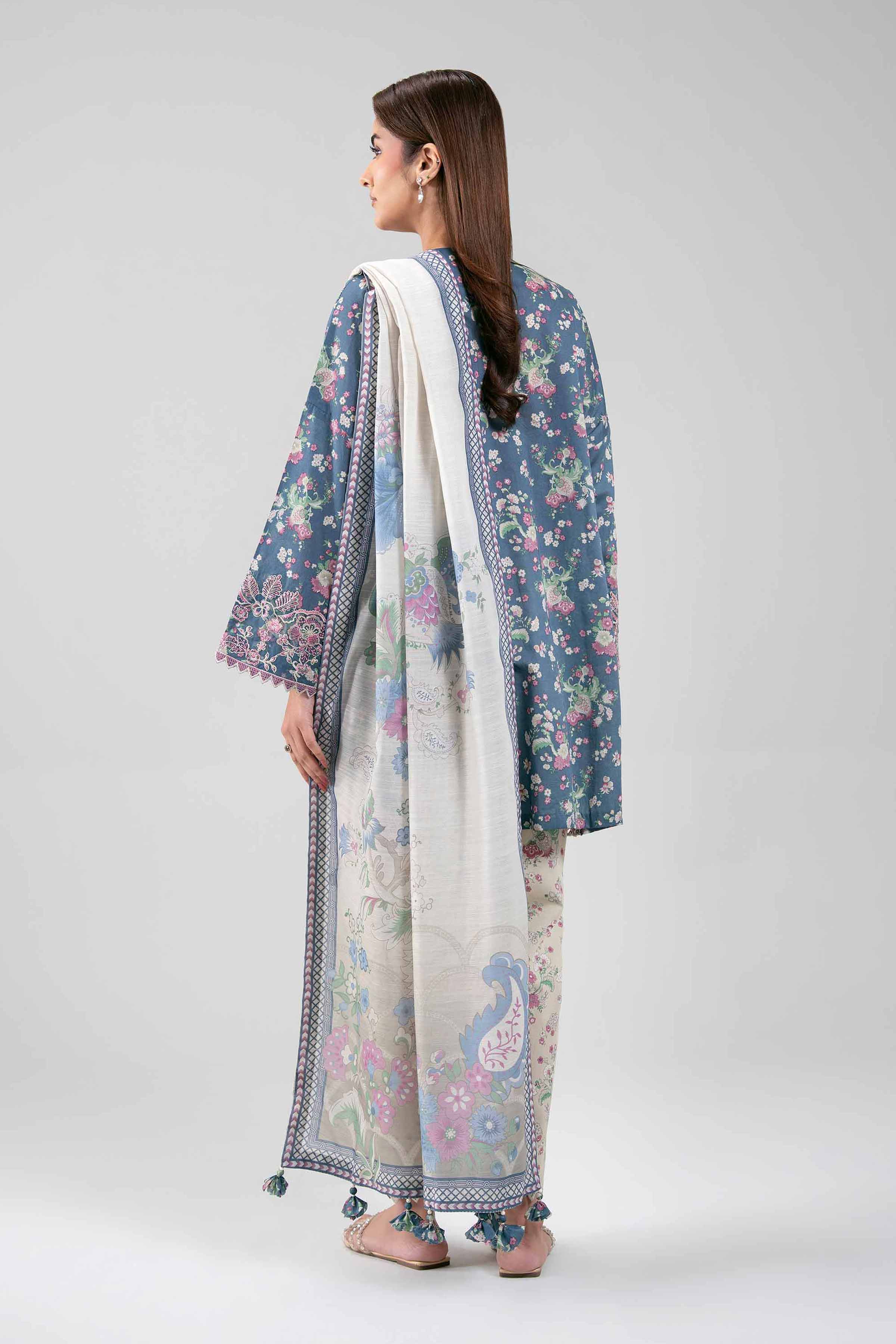 3 Piece - Digital Printed Embroidered Suit - 42601356 for Women - Unstitched Collection | Nishat | Shop Online