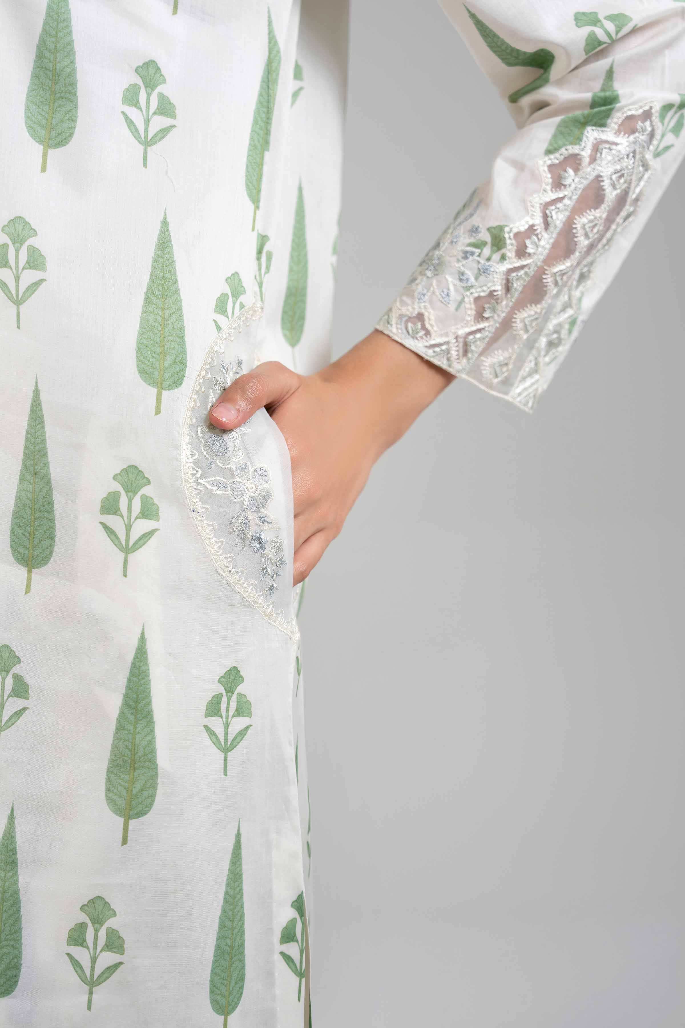 3 Piece - Digital Printed Embroidered Suit - 42601357 for Women - Unstitched Collection | Nishat | Shop Online