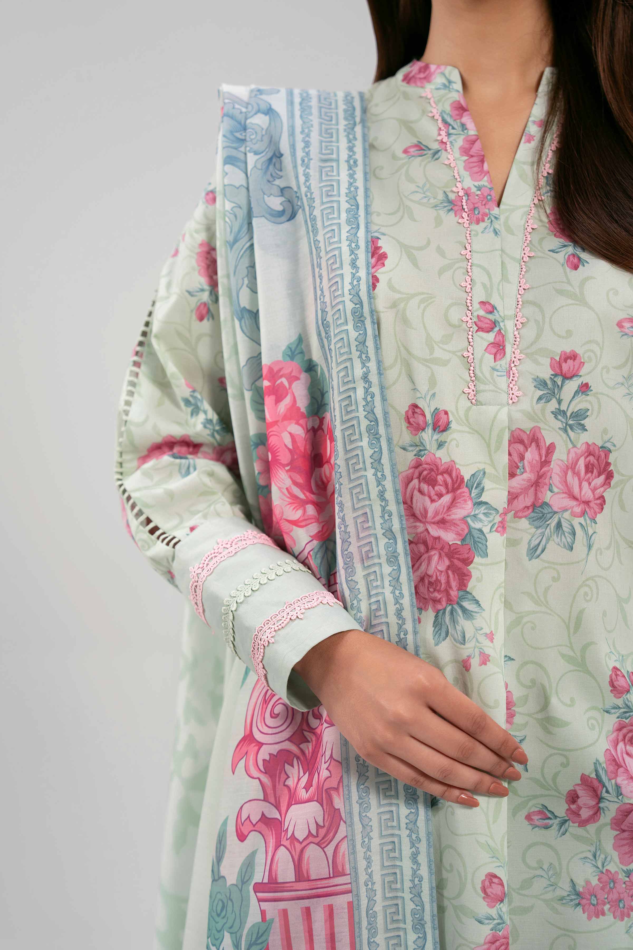 3 Piece - Digital Printed Suit - 42601364 for Women - Unstitched Collection | Nishat | Shop Online