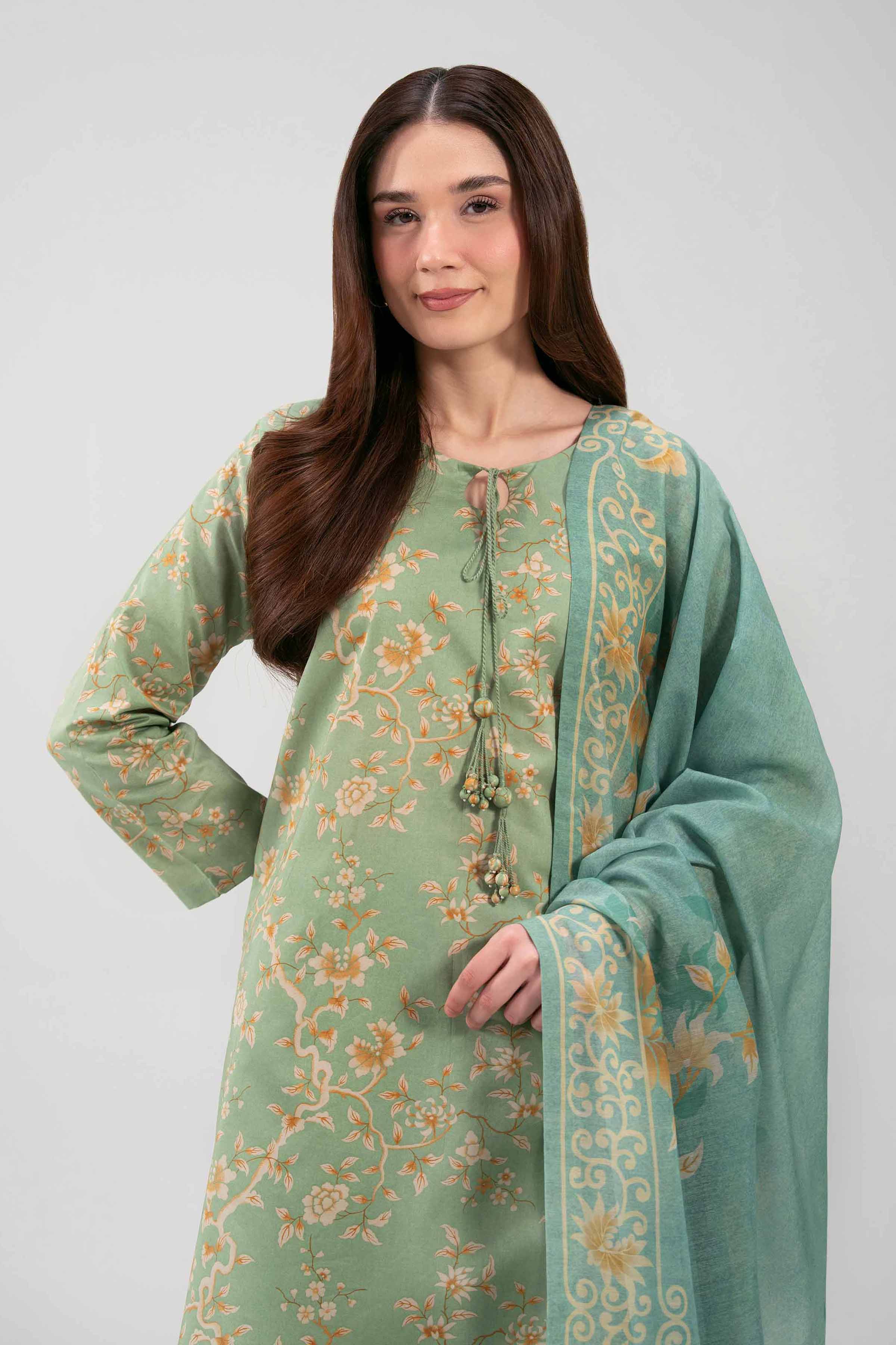 3 Piece - Digital Printed Suit - 42601365 for Women - Unstitched Collection | Nishat | Shop Online