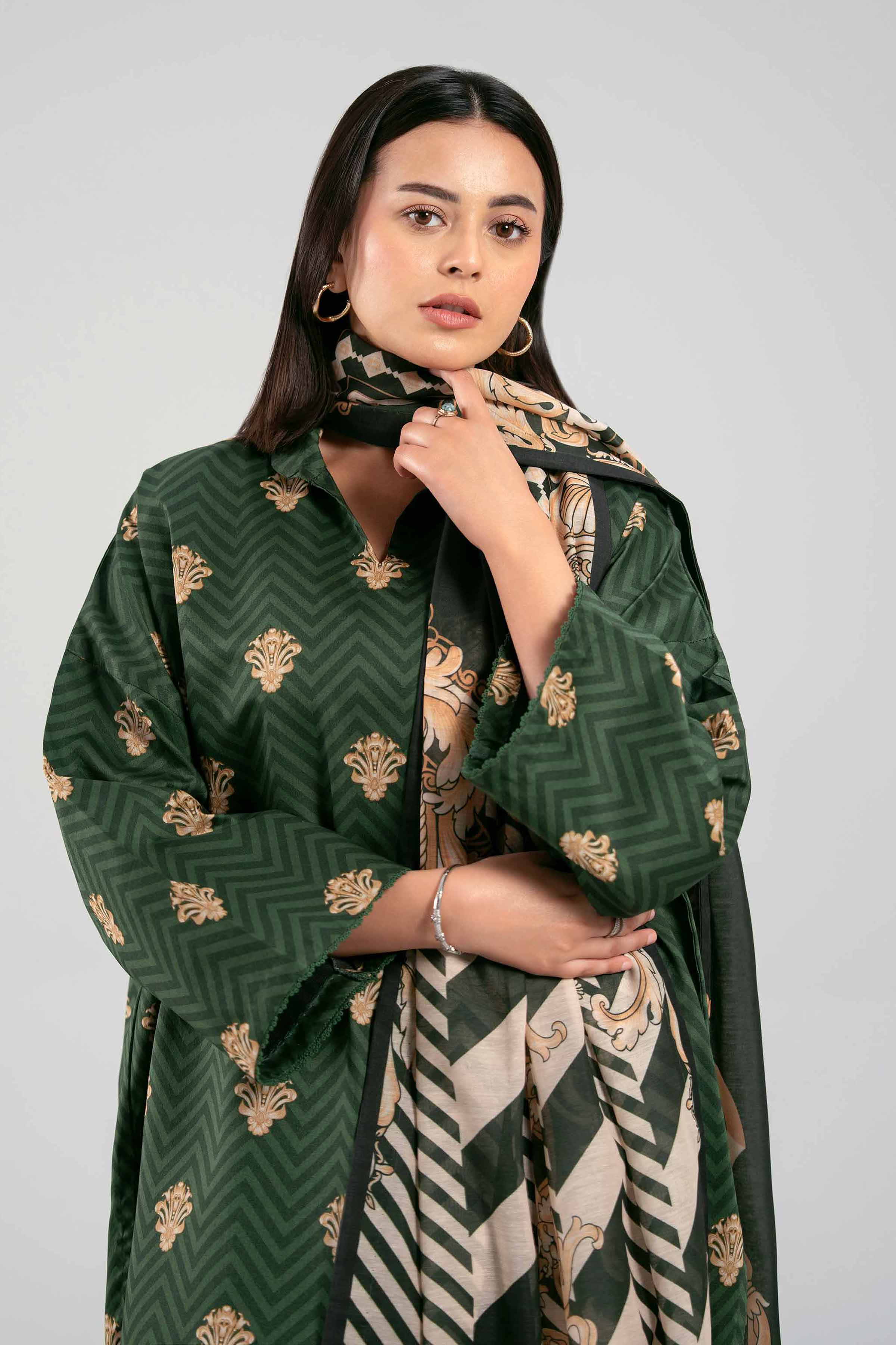 3 Piece - Printed Suit - 42601366 for Women - Unstitched Collection | Nishat | Shop Online