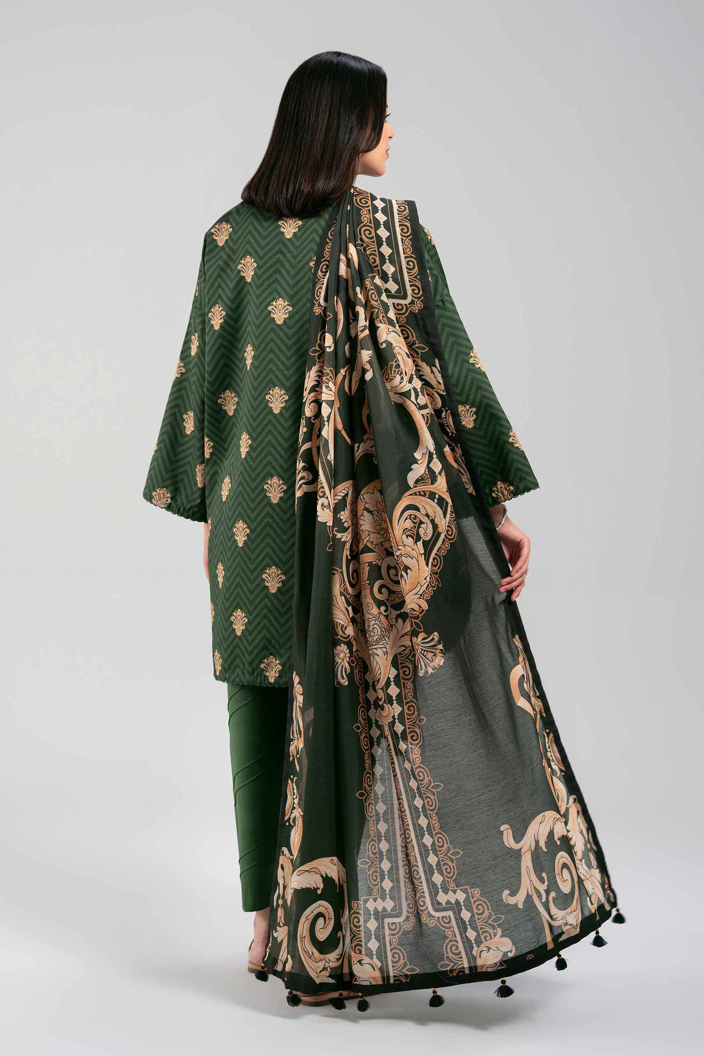 3 Piece - Printed Suit - 42601366 for Women - Unstitched Collection | Nishat | Shop Online