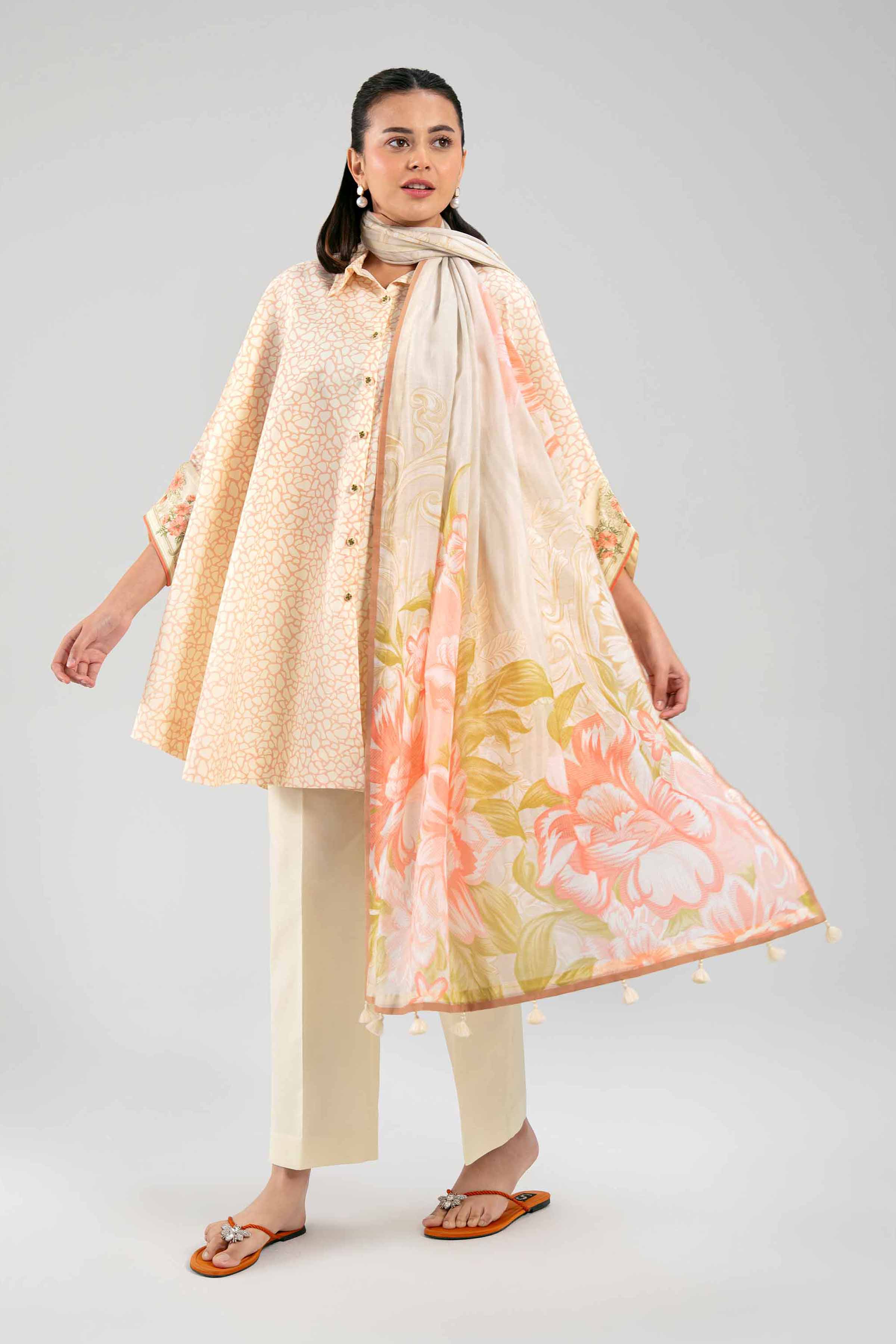 3 Piece - Printed Suit - 42601367 for Women - Unstitched Collection | Nishat | Shop Online