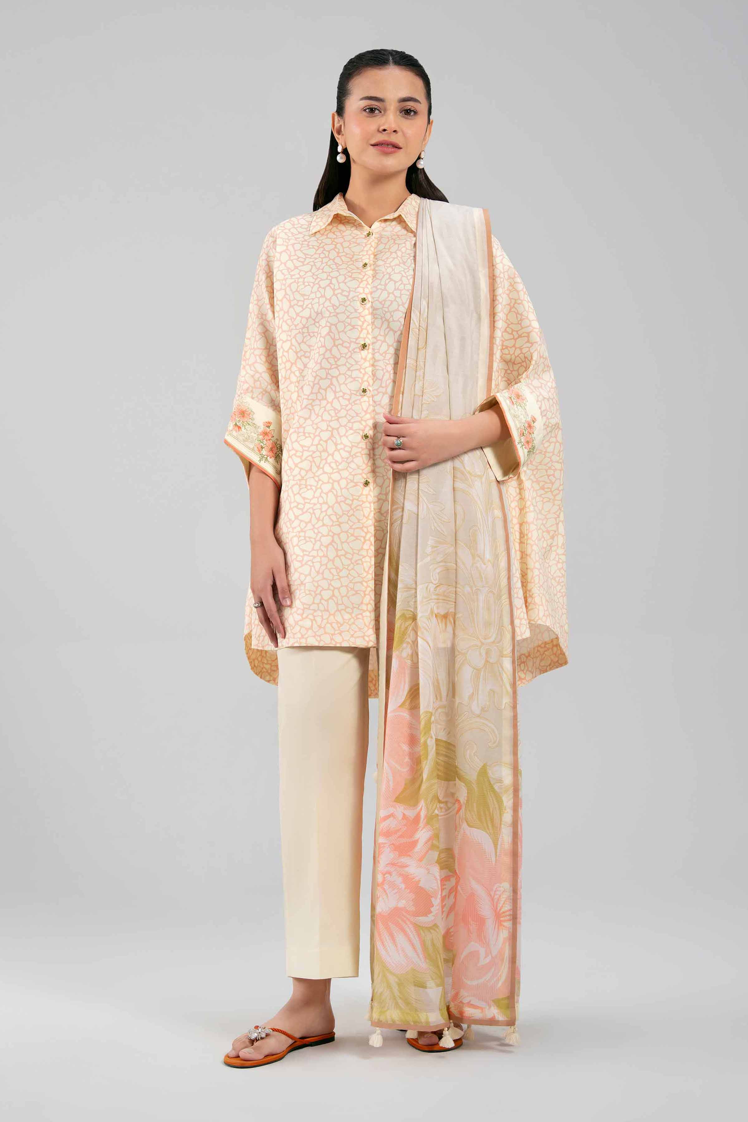 3 Piece - Printed Suit - 42601367 for Women - Unstitched Collection | Nishat | Shop Online