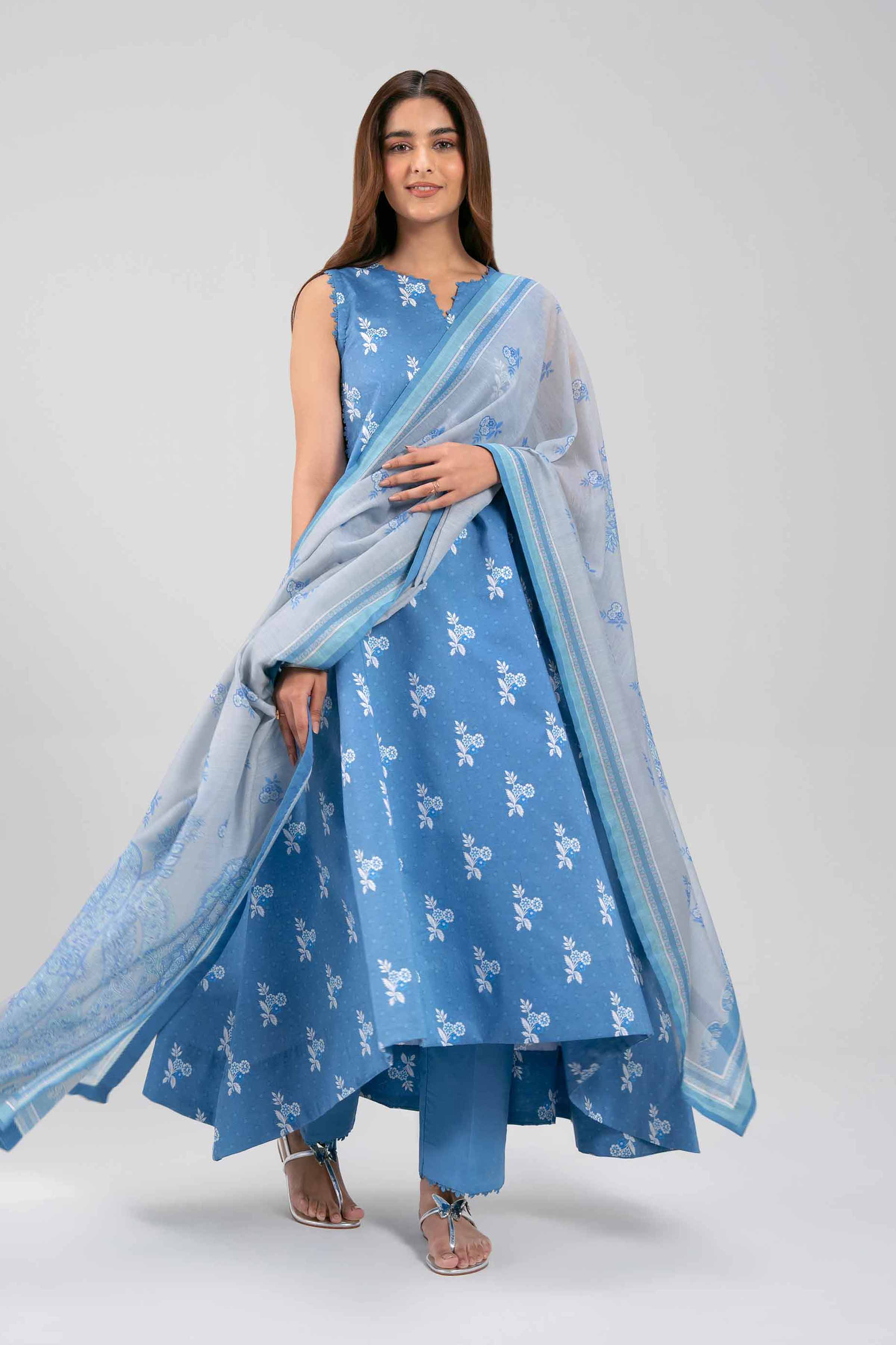 3 Piece - Digital Printed Suit - 42601368 for Women - Unstitched Collection | Nishat | Shop Online