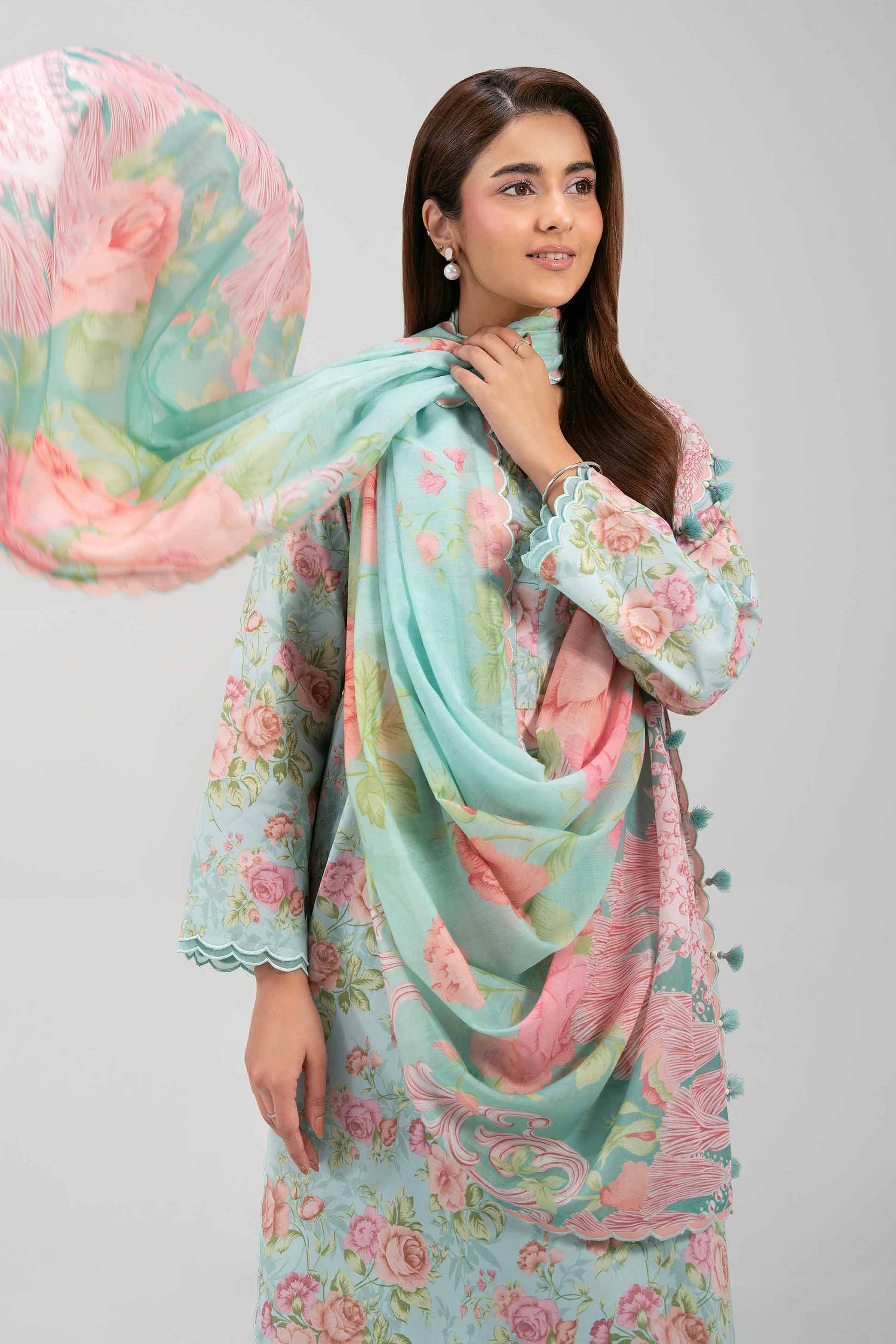 3 Piece - Digital Printed Suit - 42601370 for Women - Unstitched Collection | Nishat | Shop Online
