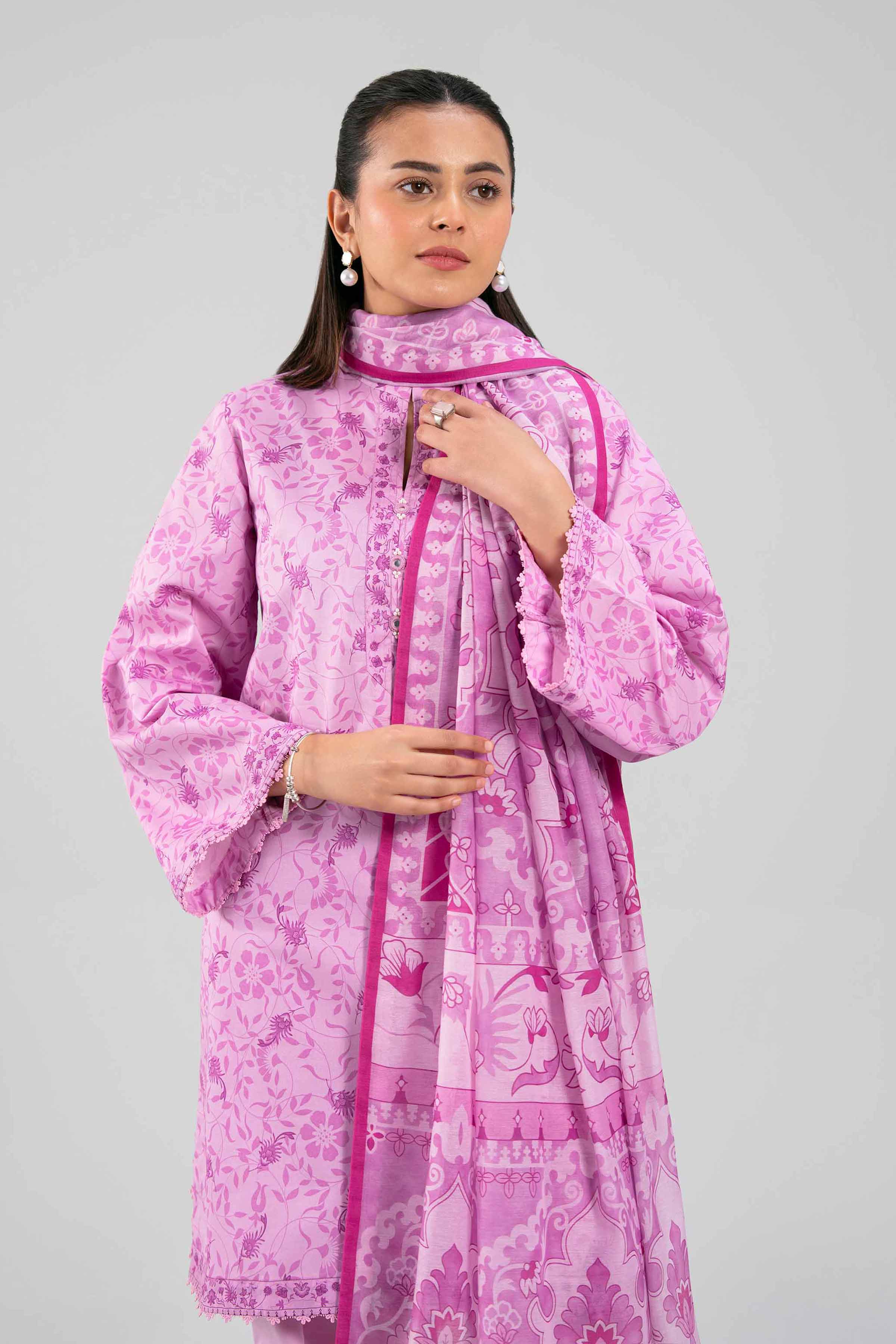 3 Piece - Digital Printed Suit - 42601373 for Women - Unstitched Collection | Nishat | Shop Online