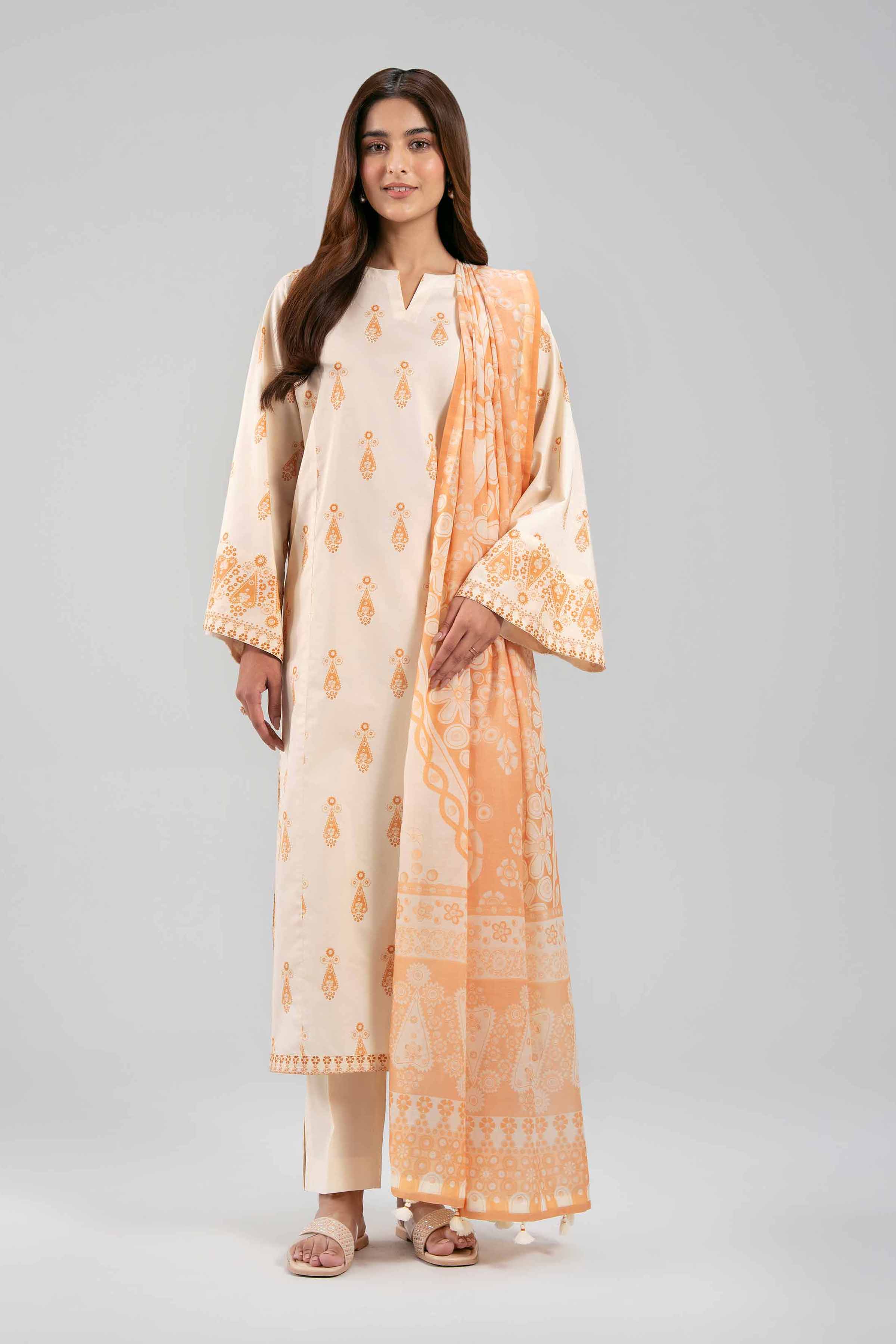 3 Piece - Digital Printed Suit - 42601374 for Women - Unstitched Collection | Nishat | Shop Online