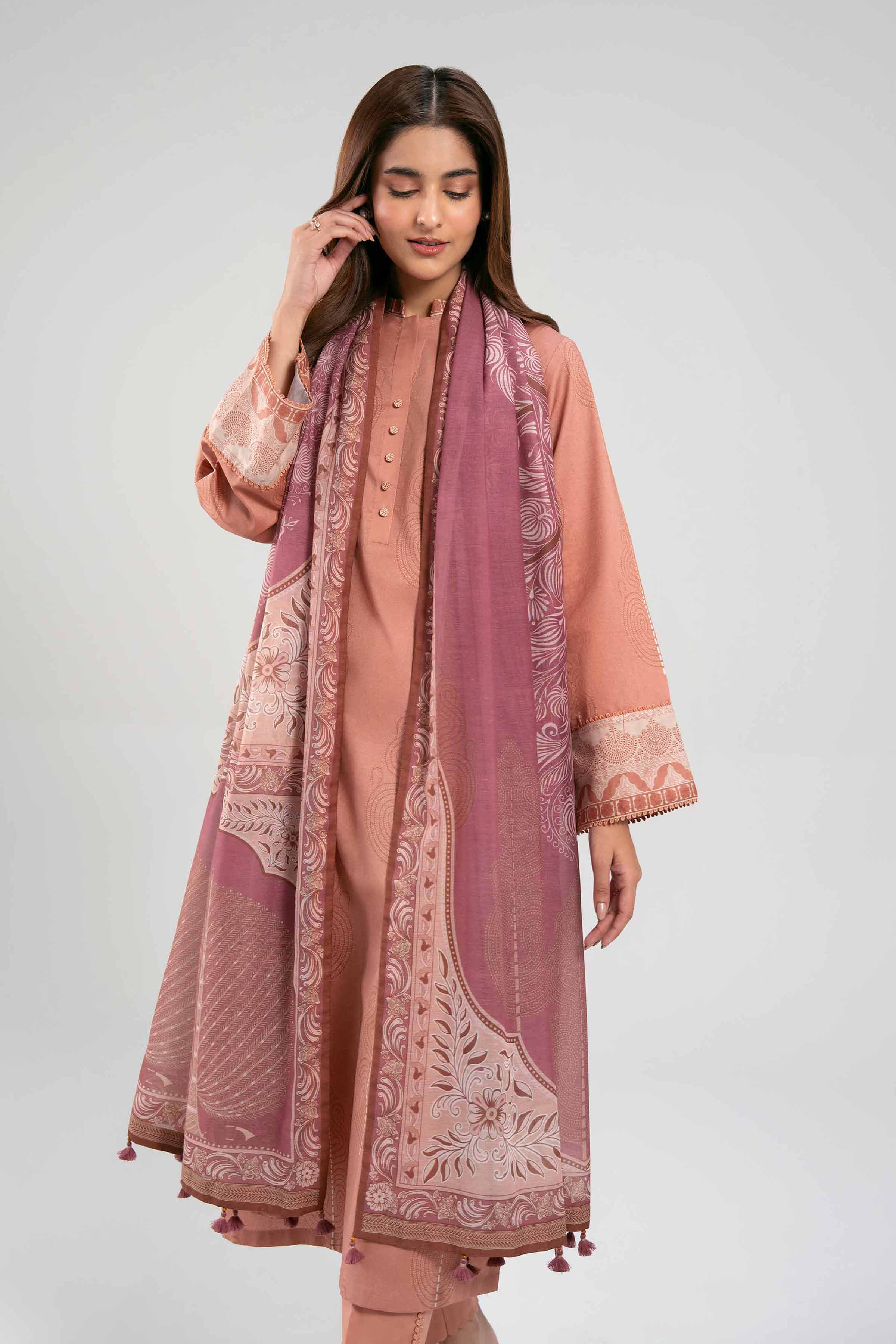 3 Piece - Digital Printed Suit - 42601375 for Women - Unstitched Collection | Nishat | Shop Online