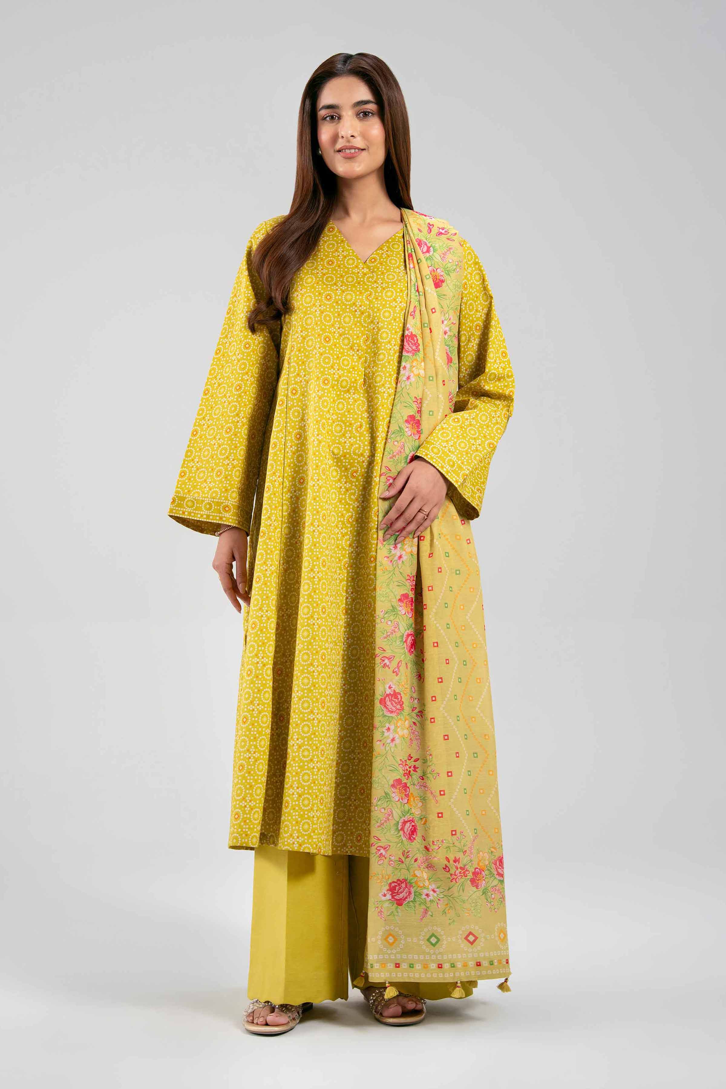 3 Piece - Digital Printed Suit - 42601376 for Women - Unstitched Collection | Nishat | Shop Online