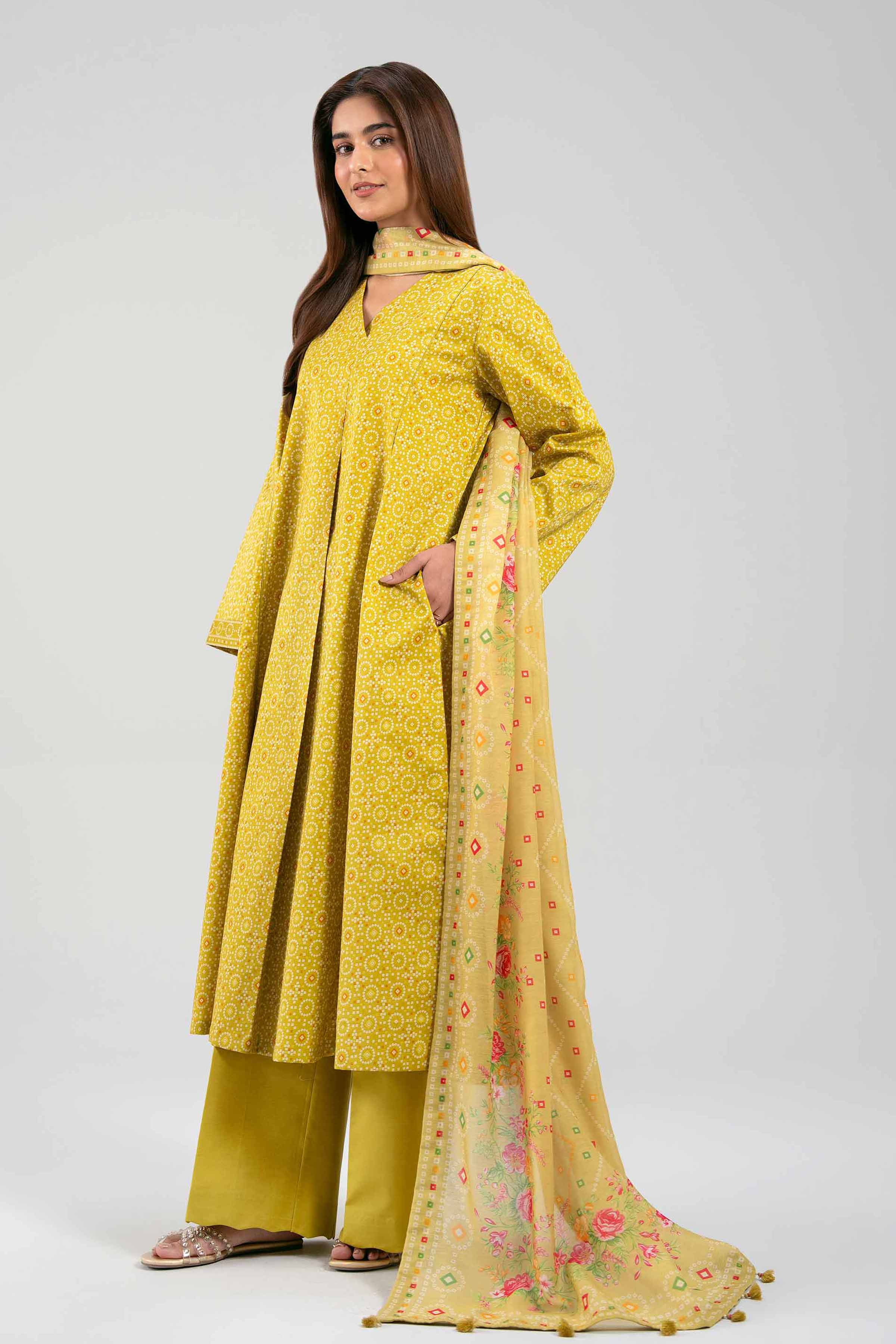 3 Piece - Digital Printed Suit - 42601376 for Women - Unstitched Collection | Nishat | Shop Online