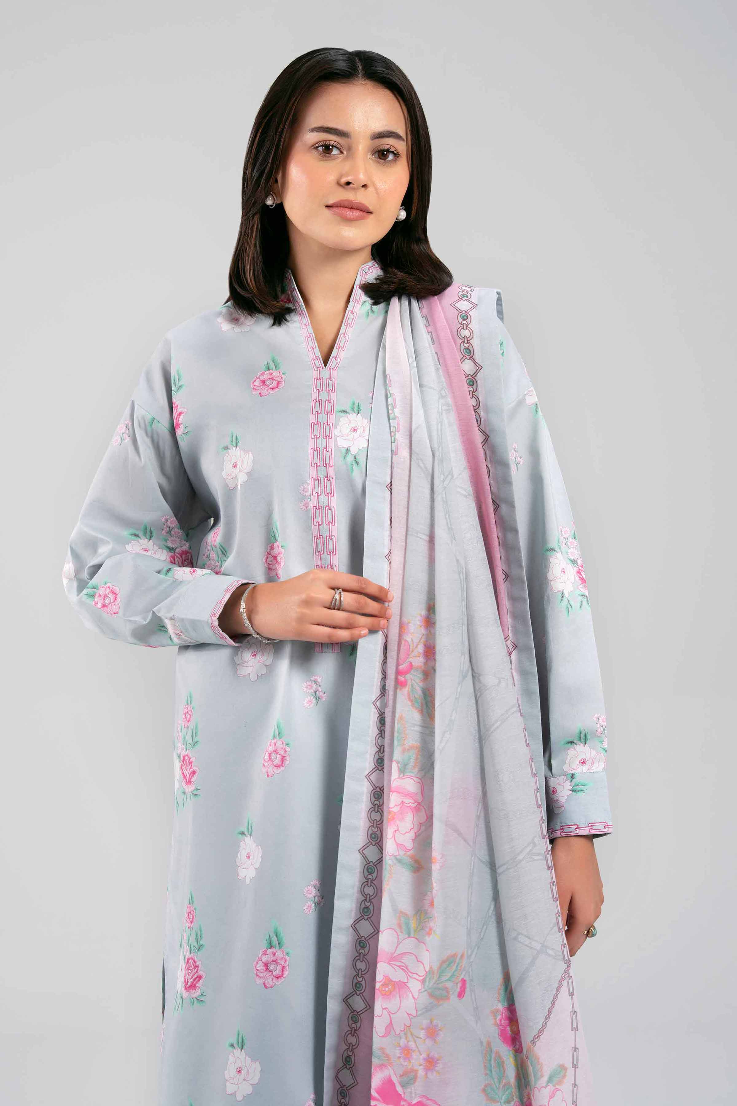 3 Piece - Digital Printed Suit - 42601382 for Women - Unstitched Collection | Nishat | Shop Online