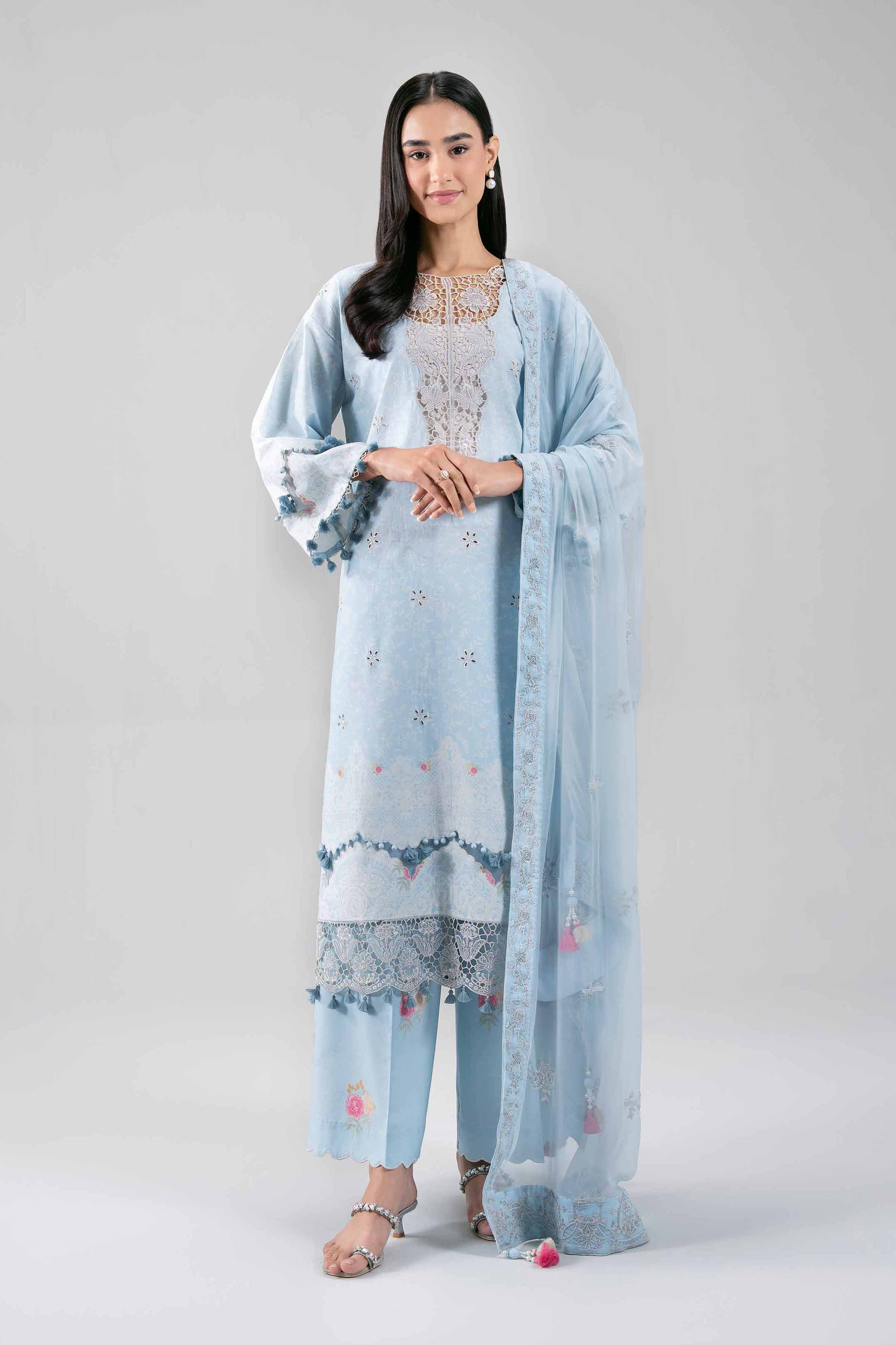 3 Piece - Embroidered Suit - 42601387 for Women - Unstitched Collection | Nishat | Shop Online