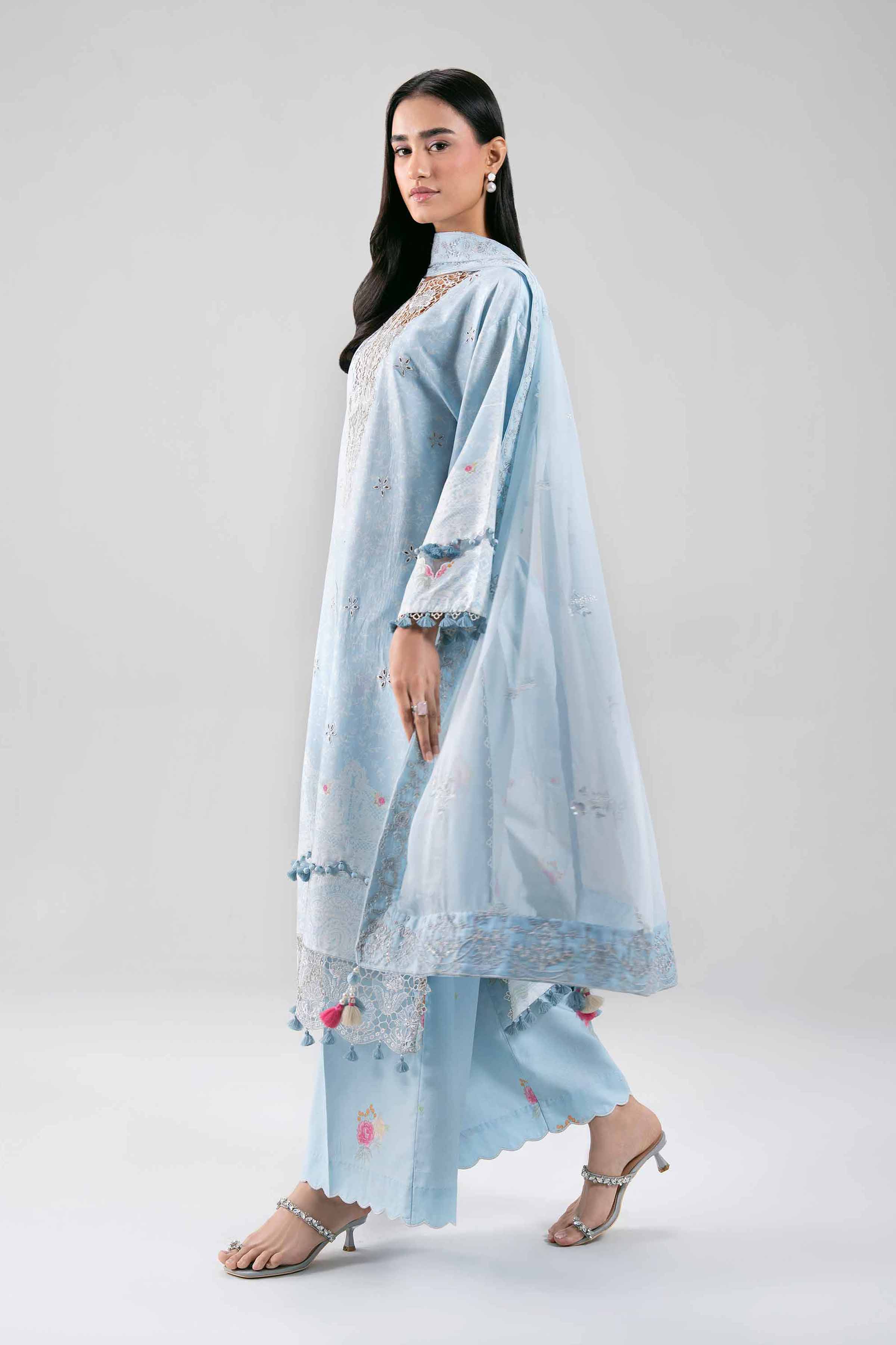3 Piece - Embroidered Suit - 42601387 for Women - Unstitched Collection | Nishat | Shop Online