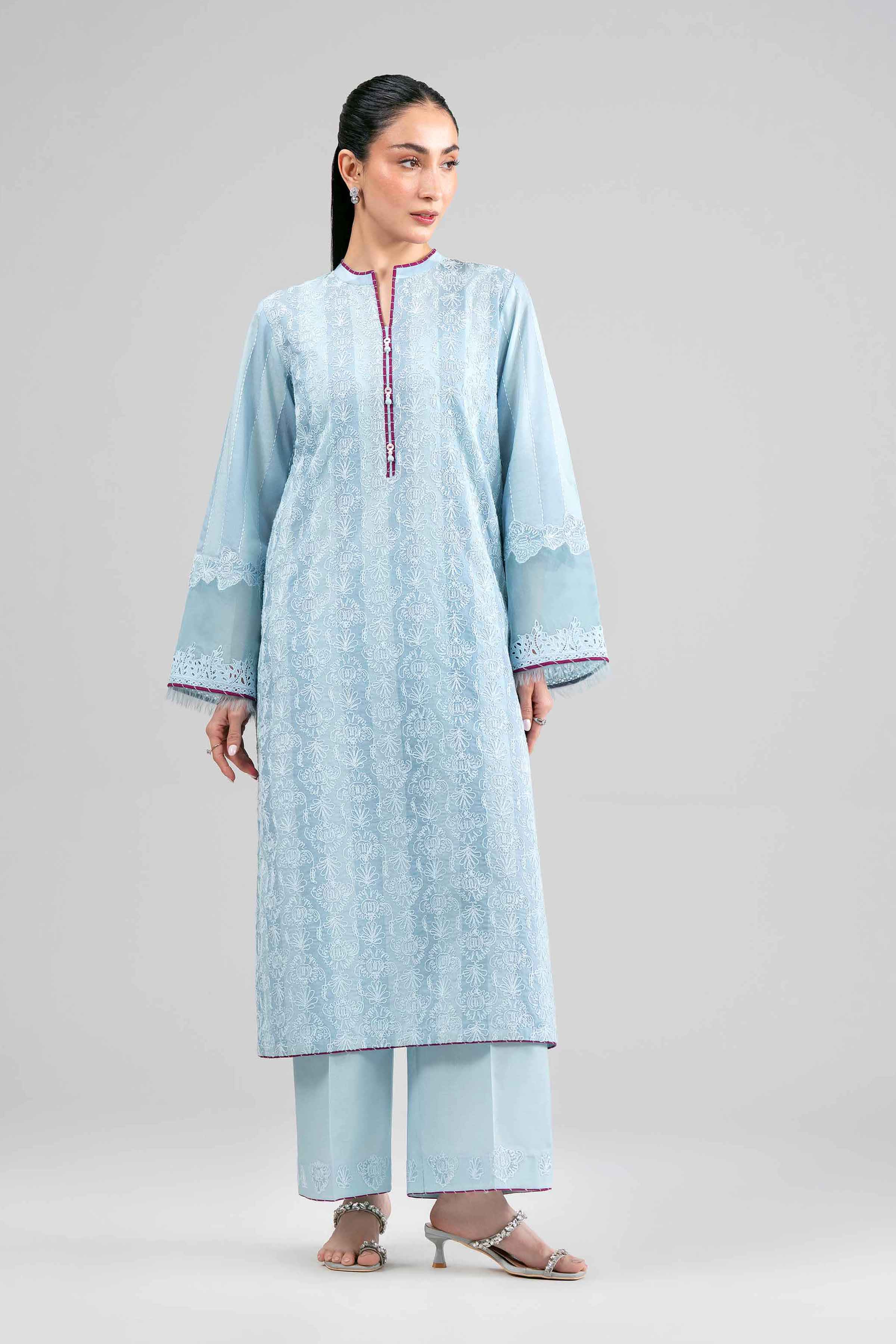 2 Piece - Embroidered Suit - 42601390 for Women - Unstitched Collection | Nishat | Shop Online