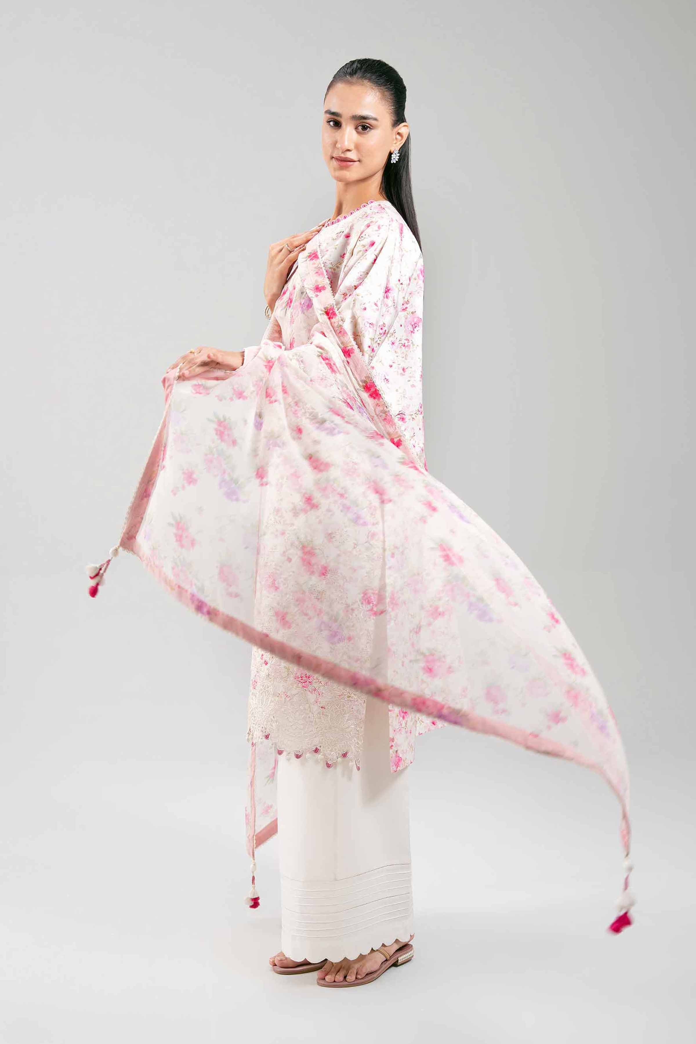 3 Piece - Digital Printed Embroidered Suit - 42601394 for Women - Unstitched Collection | Nishat | Shop Online