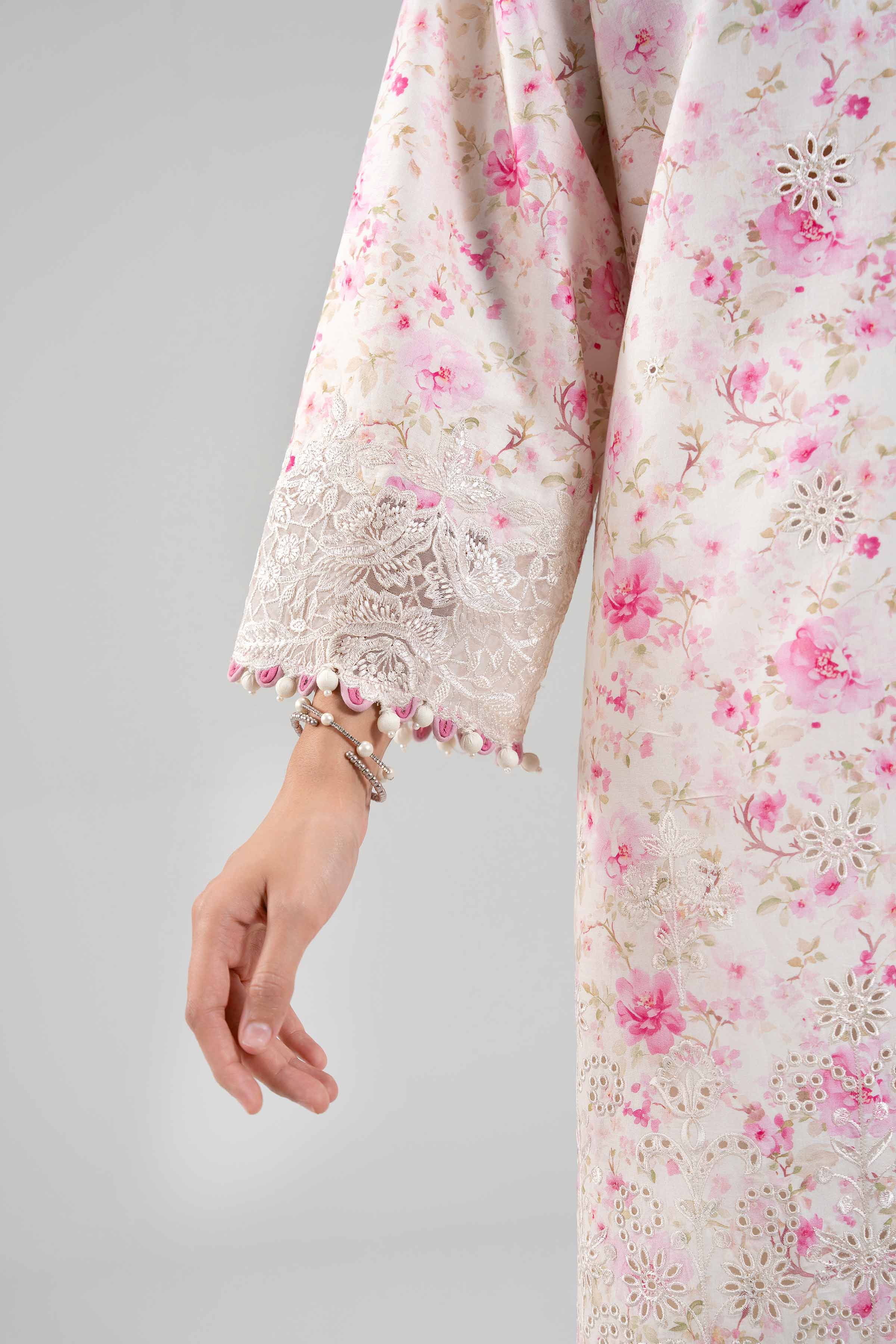 3 Piece - Digital Printed Embroidered Suit - 42601394 for Women - Unstitched Collection | Nishat | Shop Online