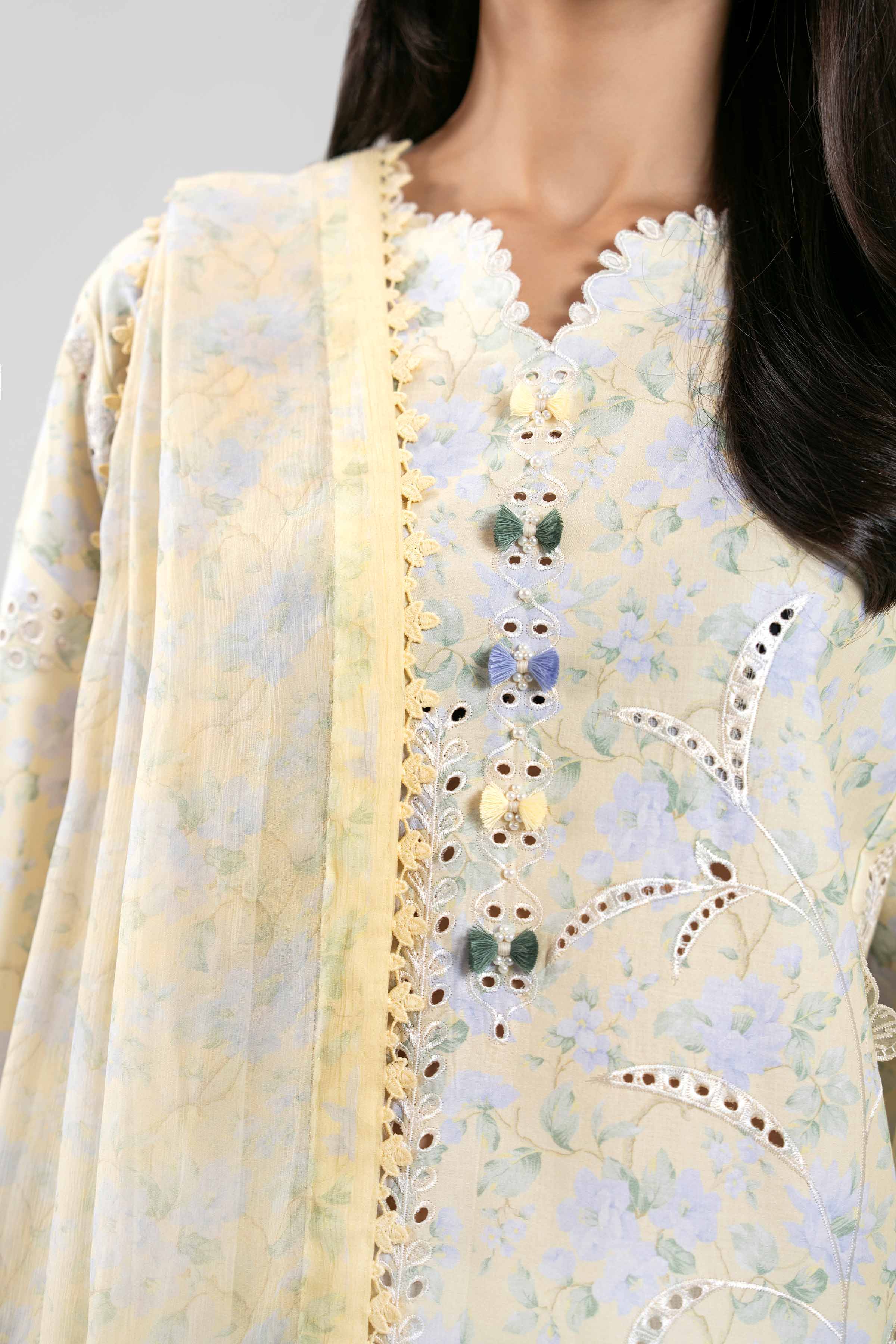 3 Piece - Embroidered Suit - 42601396 for Women - Unstitched Collection | Nishat | Shop Online