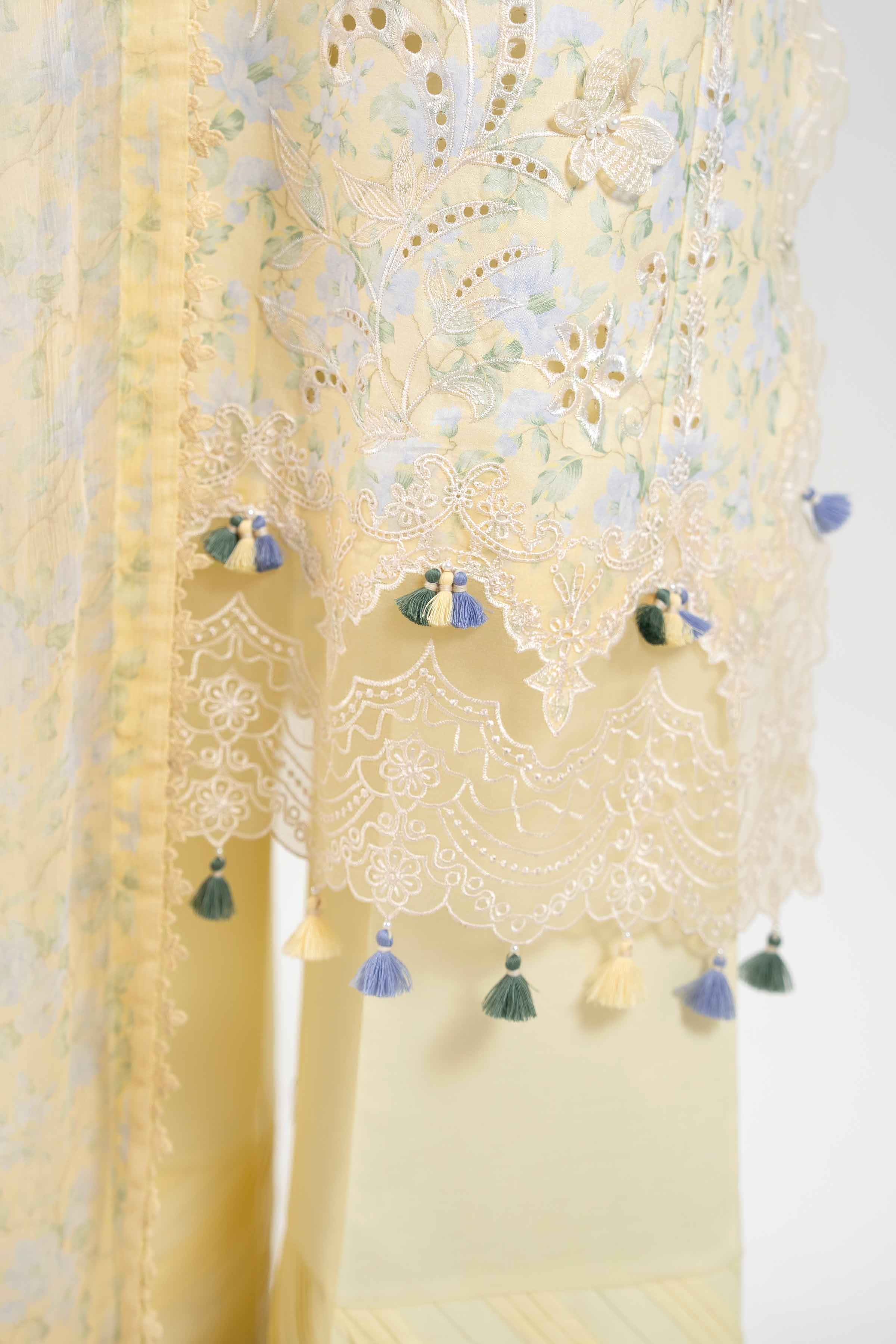 3 Piece - Embroidered Suit - 42601396 for Women - Unstitched Collection | Nishat | Shop Online