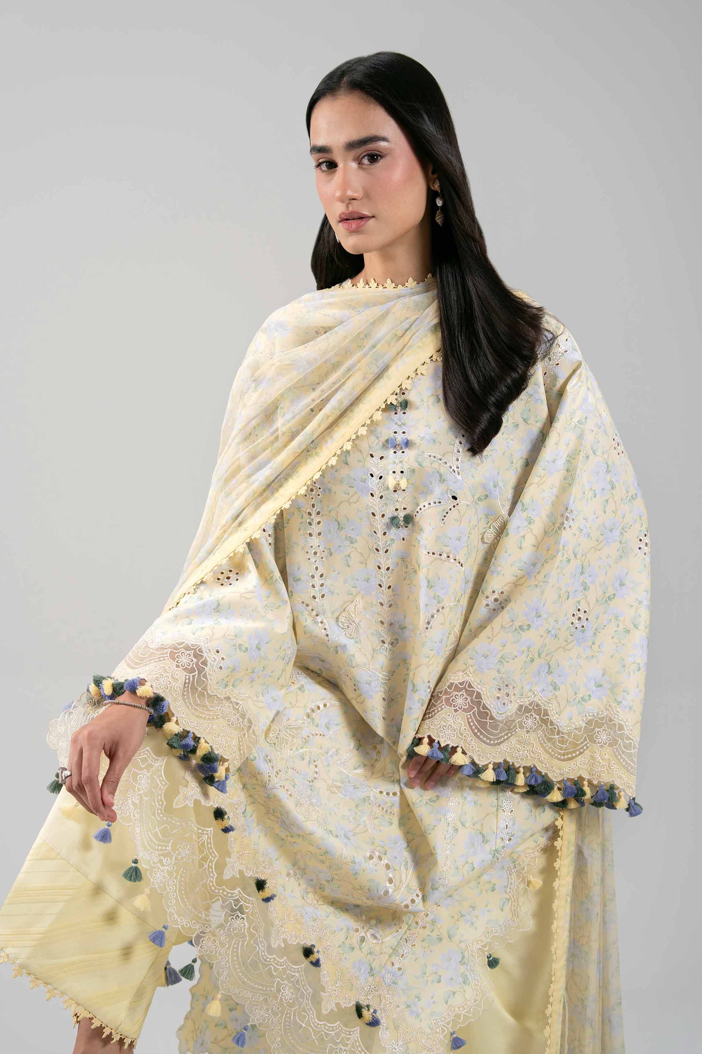 3 Piece - Embroidered Suit - 42601396 for Women - Unstitched Collection | Nishat | Shop Online