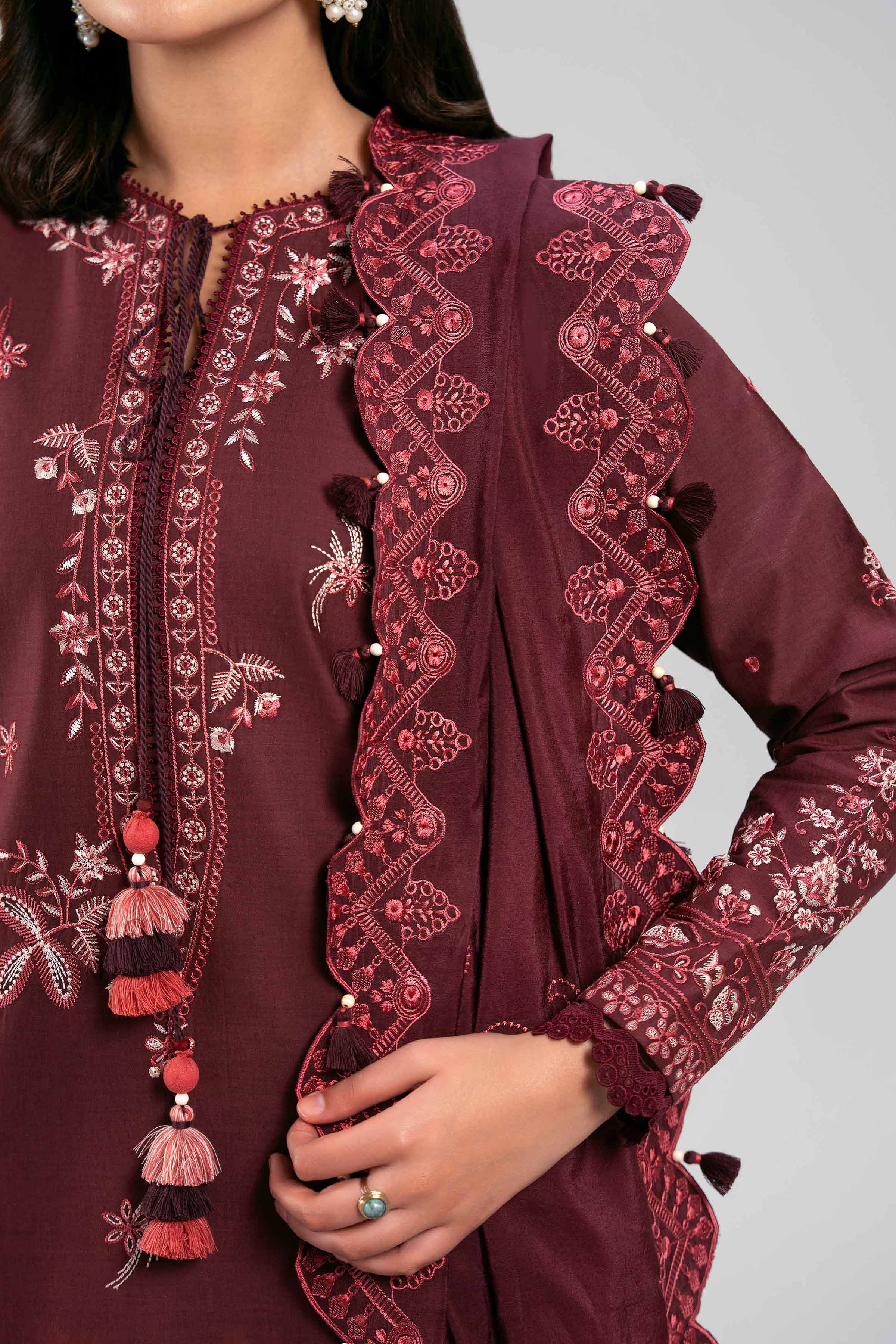 3 Piece - Embroidered Suit - 42601401 for Women - Unstitched Collection | Nishat | Shop Online