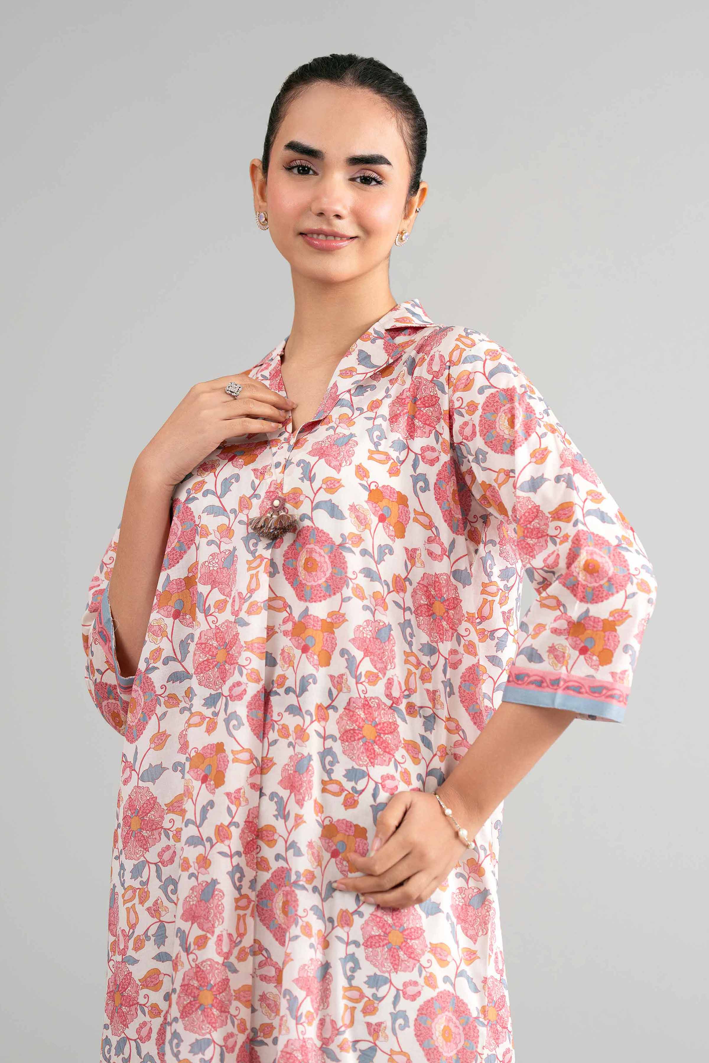 2 Piece - Printed Suit - 42601409 for Women - Unstitched Collection | Nishat | Shop Online