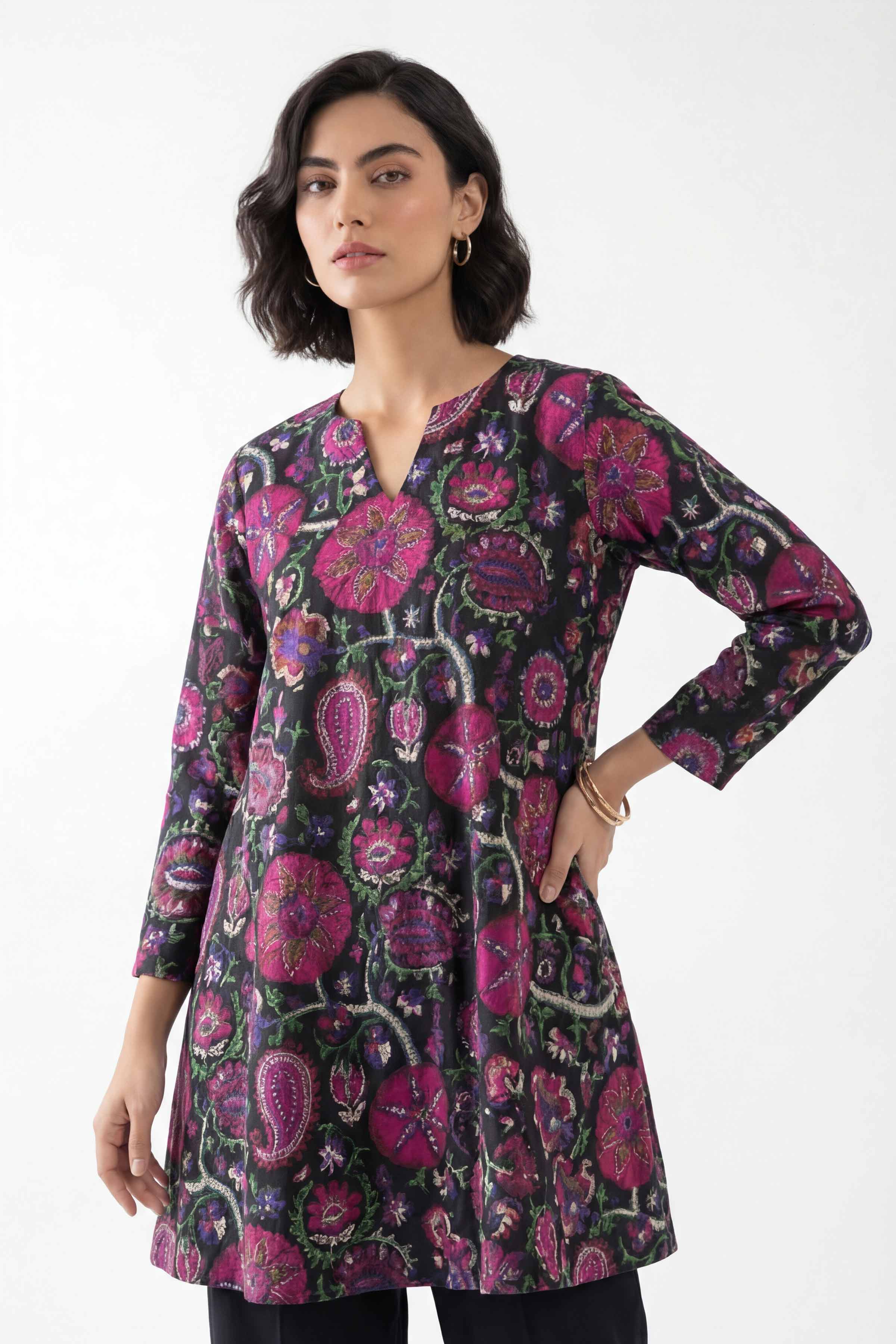 2 Piece - Printed Suit - 42601412 for Women - Unstitched Collection | Nishat | Shop Online