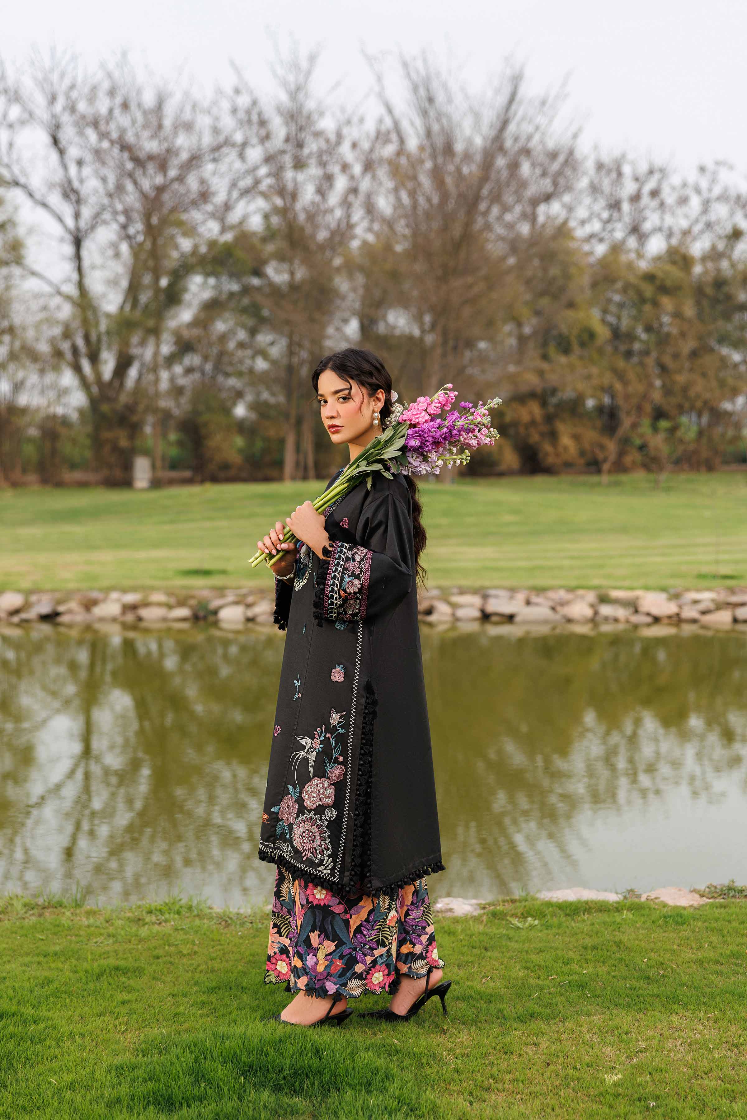 2 Piece - Digital Printed Embroidered Suit - 42601416 for Women - Unstitched Collection | Nishat | Shop Online