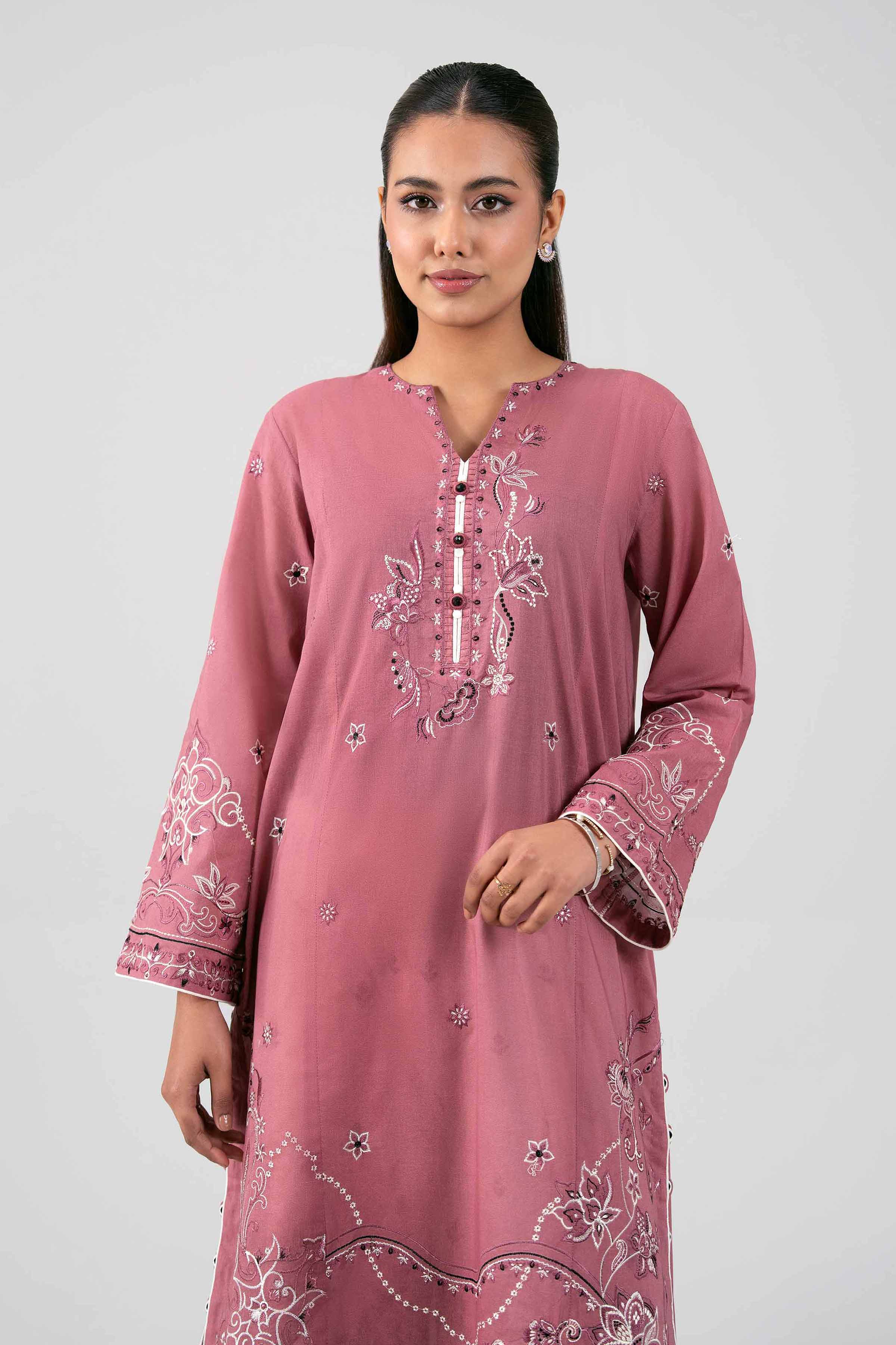 2 Piece - Digital Printed Embroidered Suit - 42601421 for Women - Unstitched Collection | Nishat | Shop Online