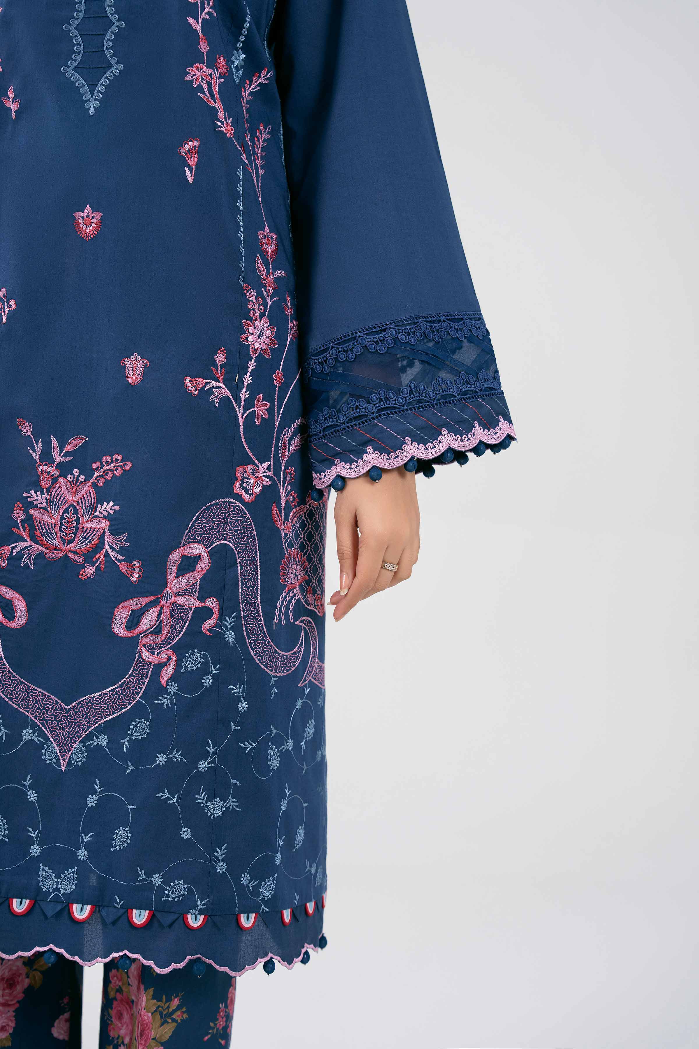 2 Piece - Digital Printed Embroidered Suit - 42601422 for Women - Unstitched Collection | Nishat | Shop Online