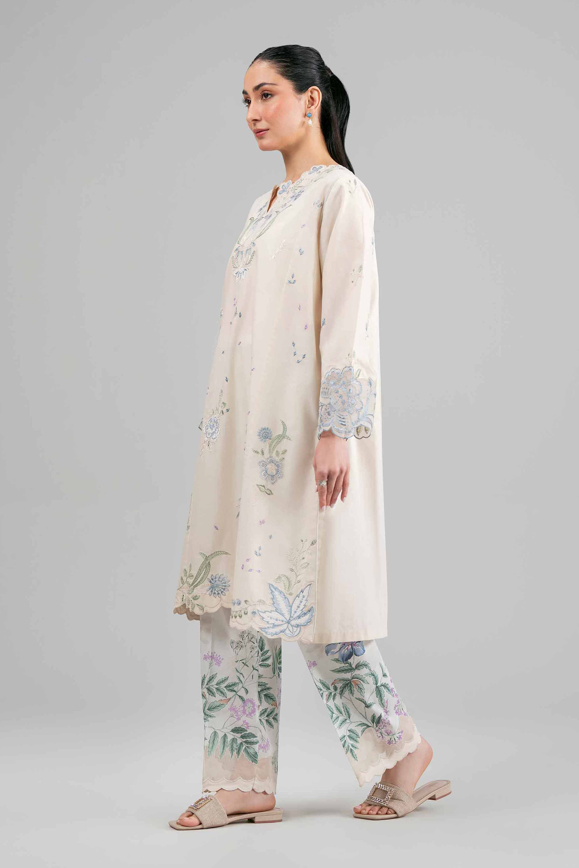 2 Piece - Digital Printed Embroidered Suit - 42601423 for Women - Unstitched Collection | Nishat | Shop Online