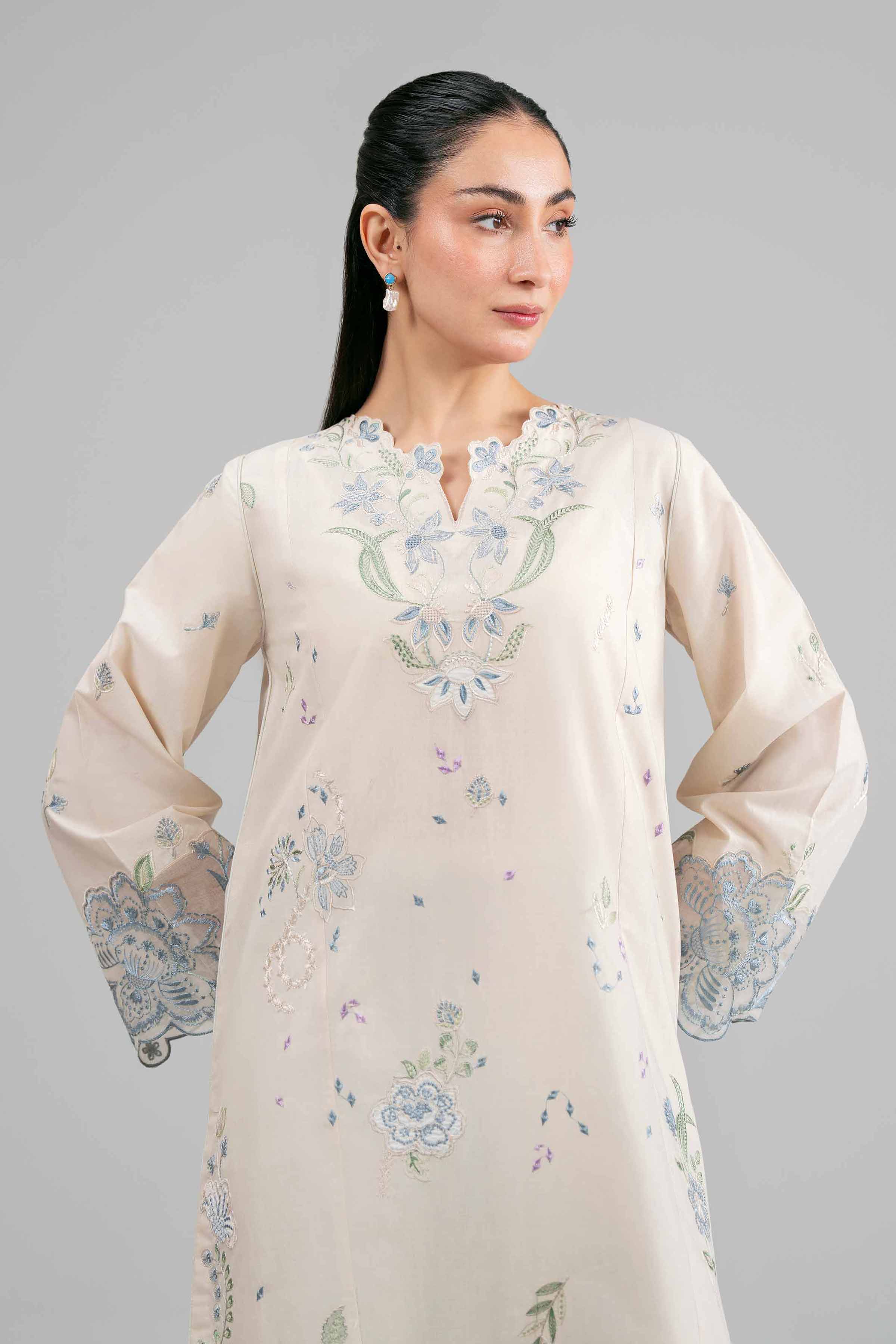 2 Piece - Digital Printed Embroidered Suit - 42601423 for Women - Unstitched Collection | Nishat | Shop Online