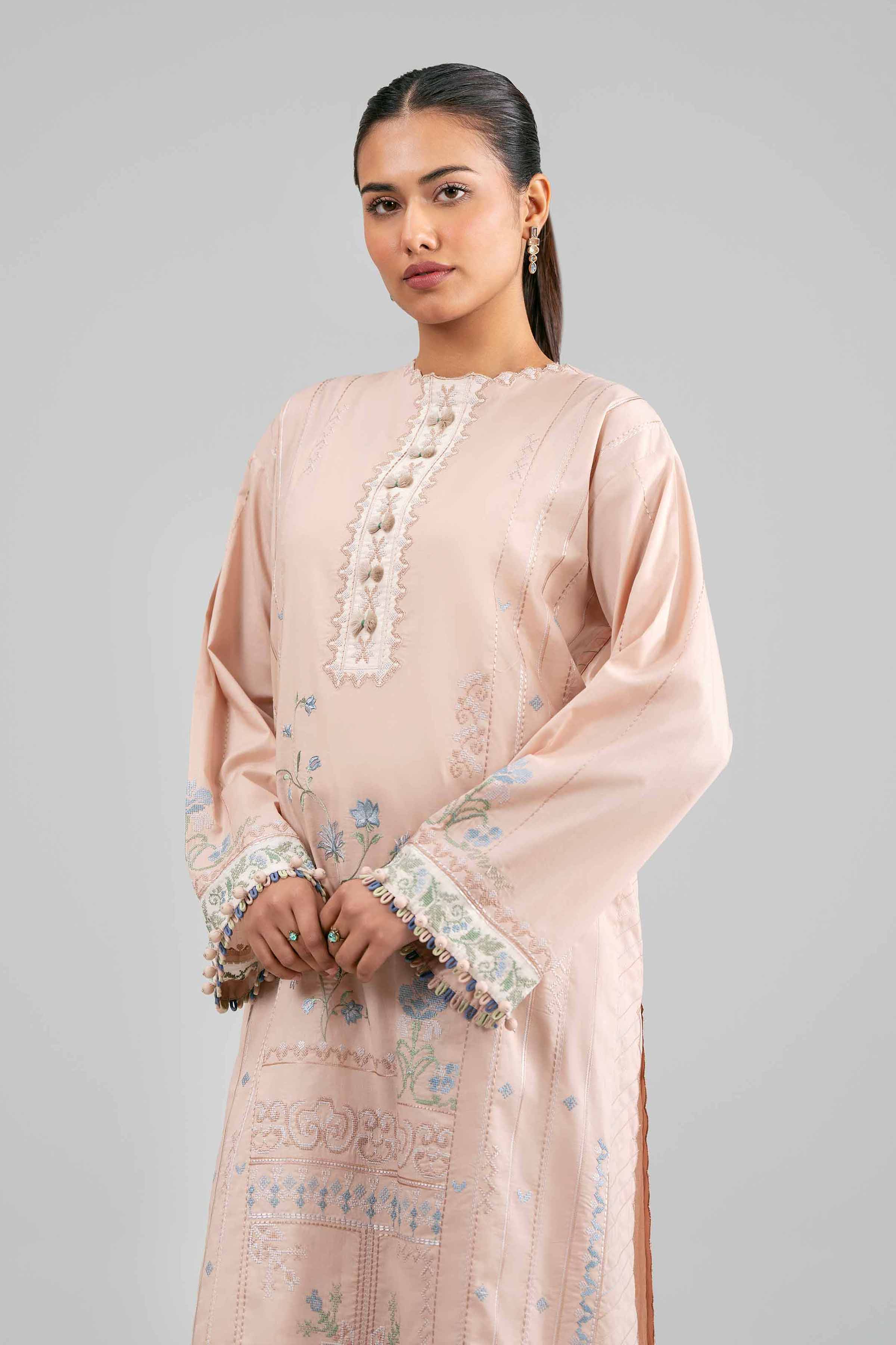 2 Piece - Embroidered Suit - 42601425 for Women - Unstitched Collection | Nishat | Shop Online