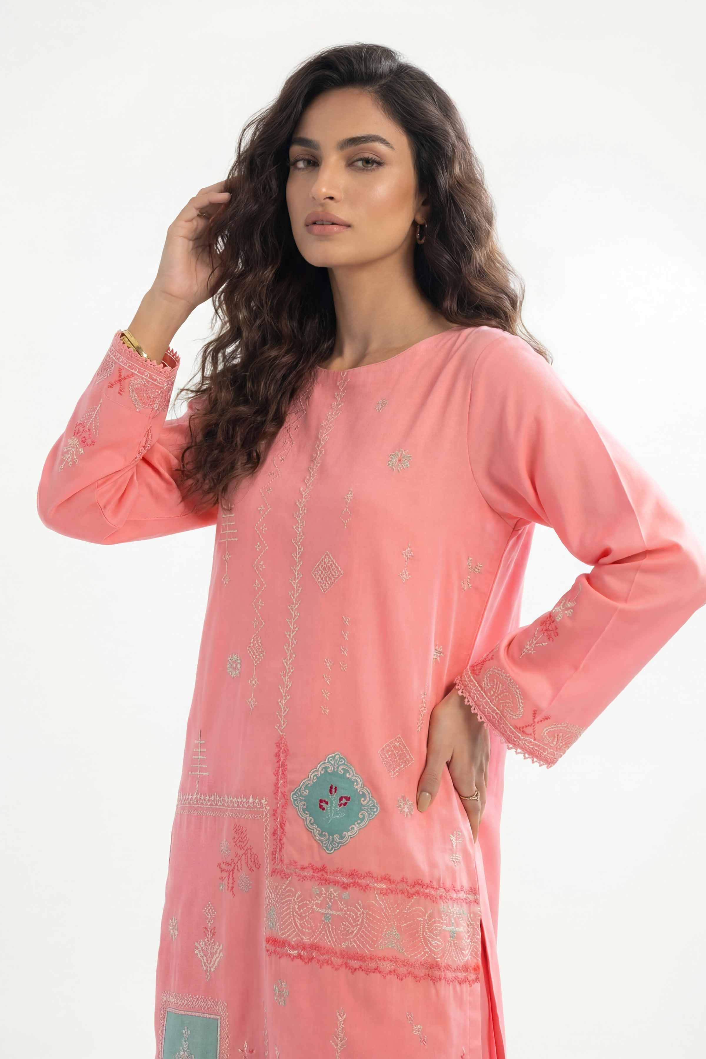 2 Piece - Embroidered Suit - 42601427 for Women - Unstitched Collection | Nishat | Shop Online