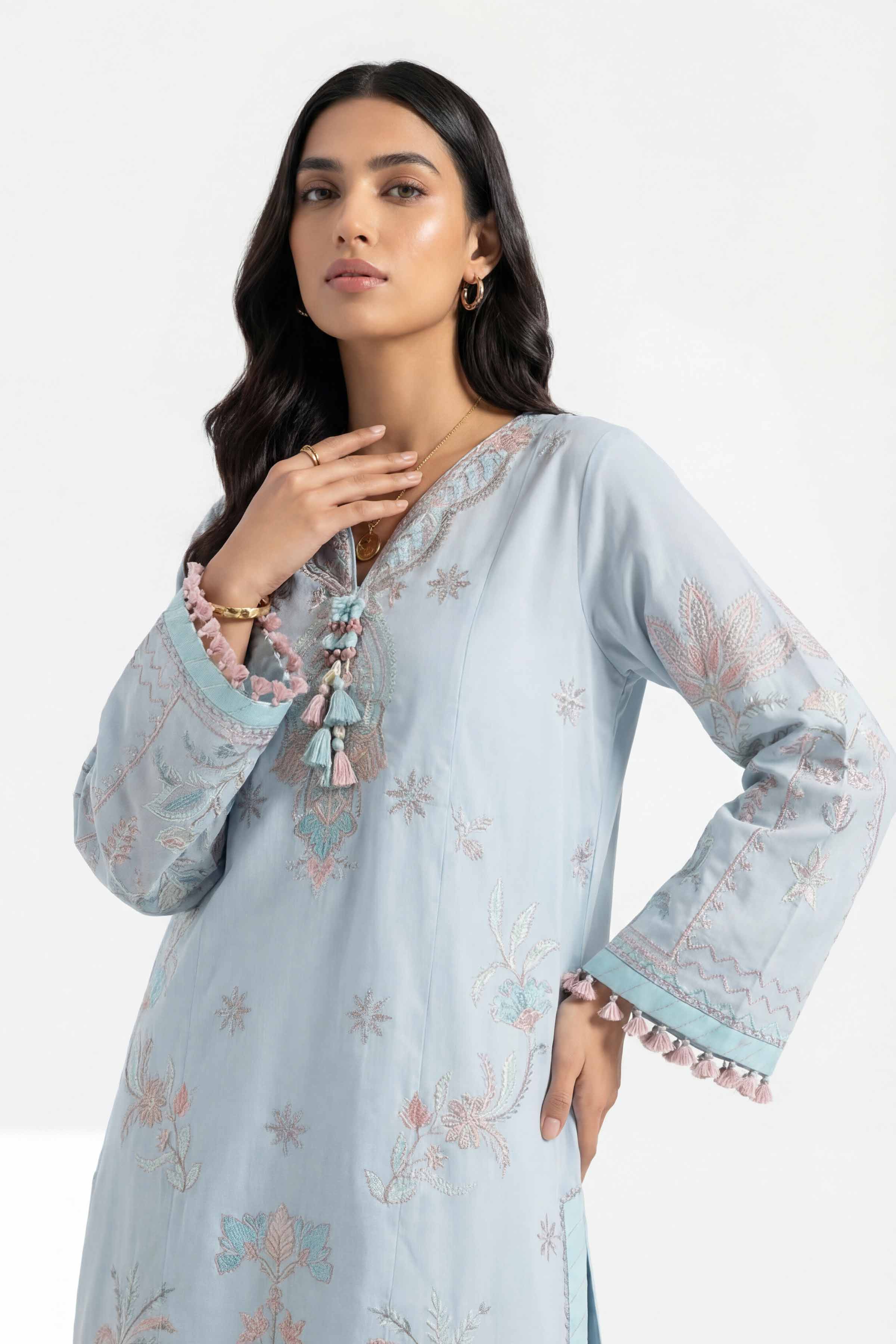 2 Piece - Embroidered Suit - 42601428 for Women - Unstitched Collection | Nishat | Shop Online