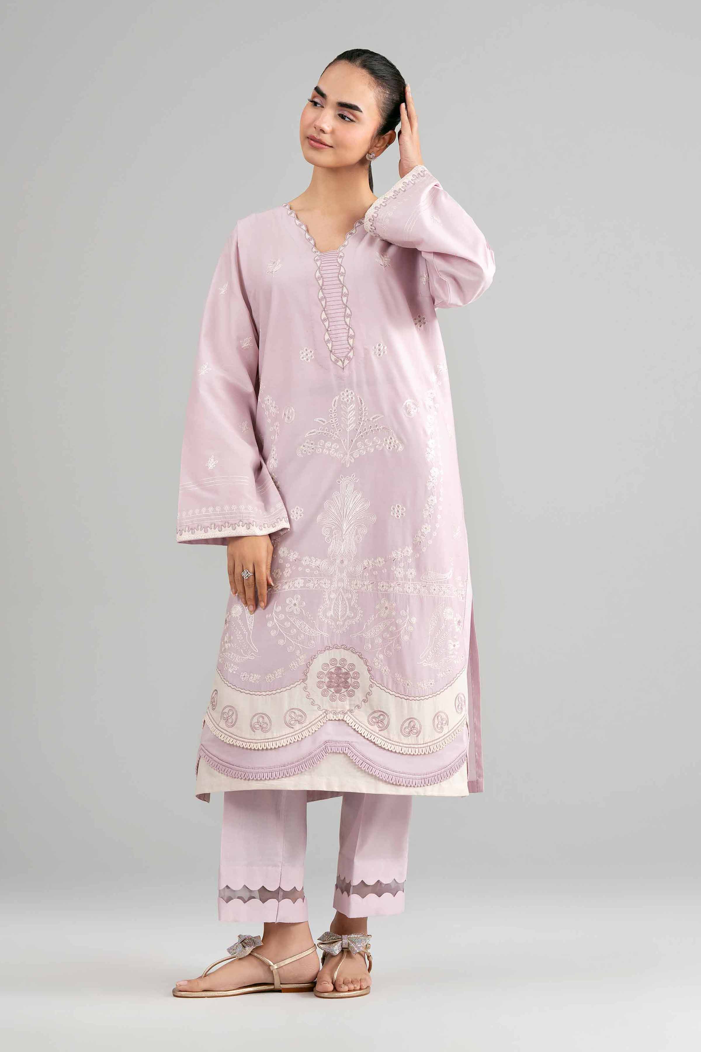 2 Piece - Embroidered Suit - 42601429 for Women - Unstitched Collection | Nishat | Shop Online