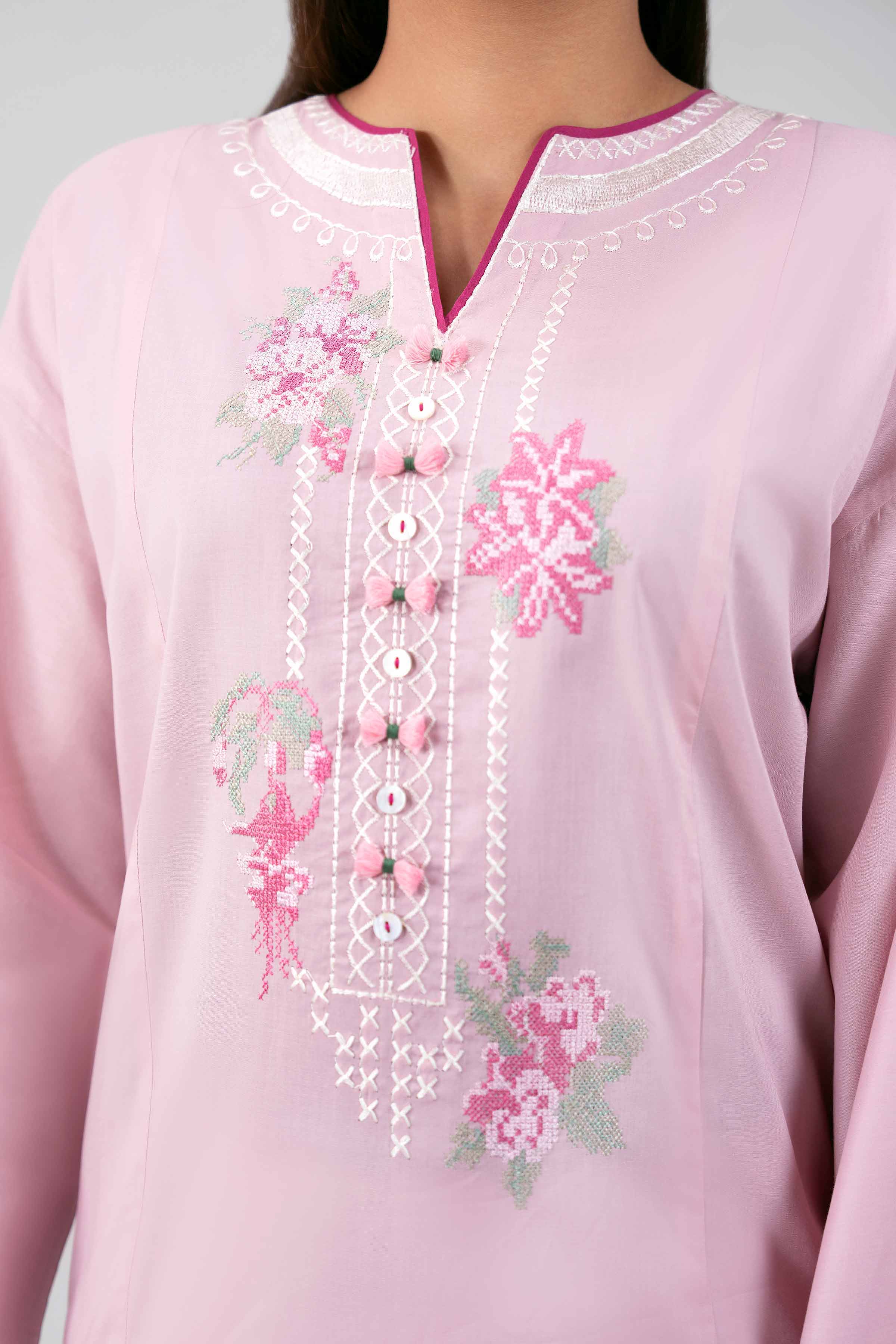 2 Piece - Embroidered Suit - 42601433 for Women - Unstitched Collection | Nishat | Shop Online