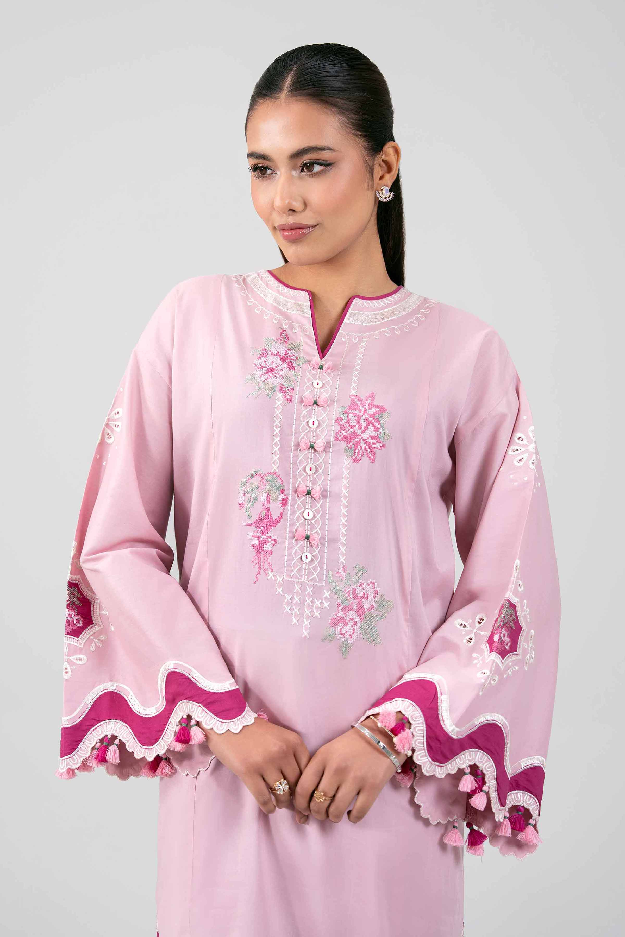 2 Piece - Embroidered Suit - 42601433 for Women - Unstitched Collection | Nishat | Shop Online