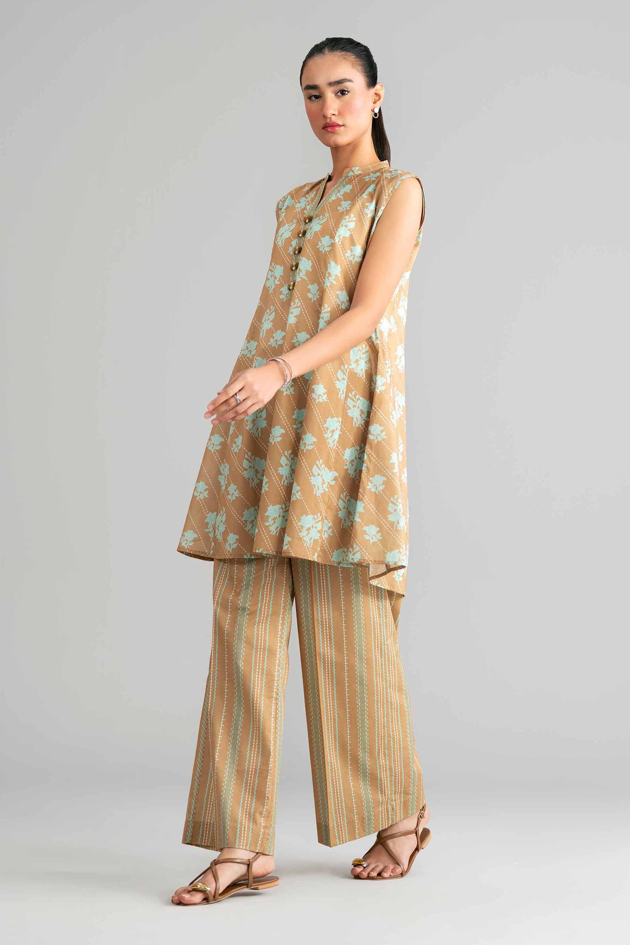 2 Piece - Printed Suit - 42601439 for Women - Unstitched Collection | Nishat | Shop Online