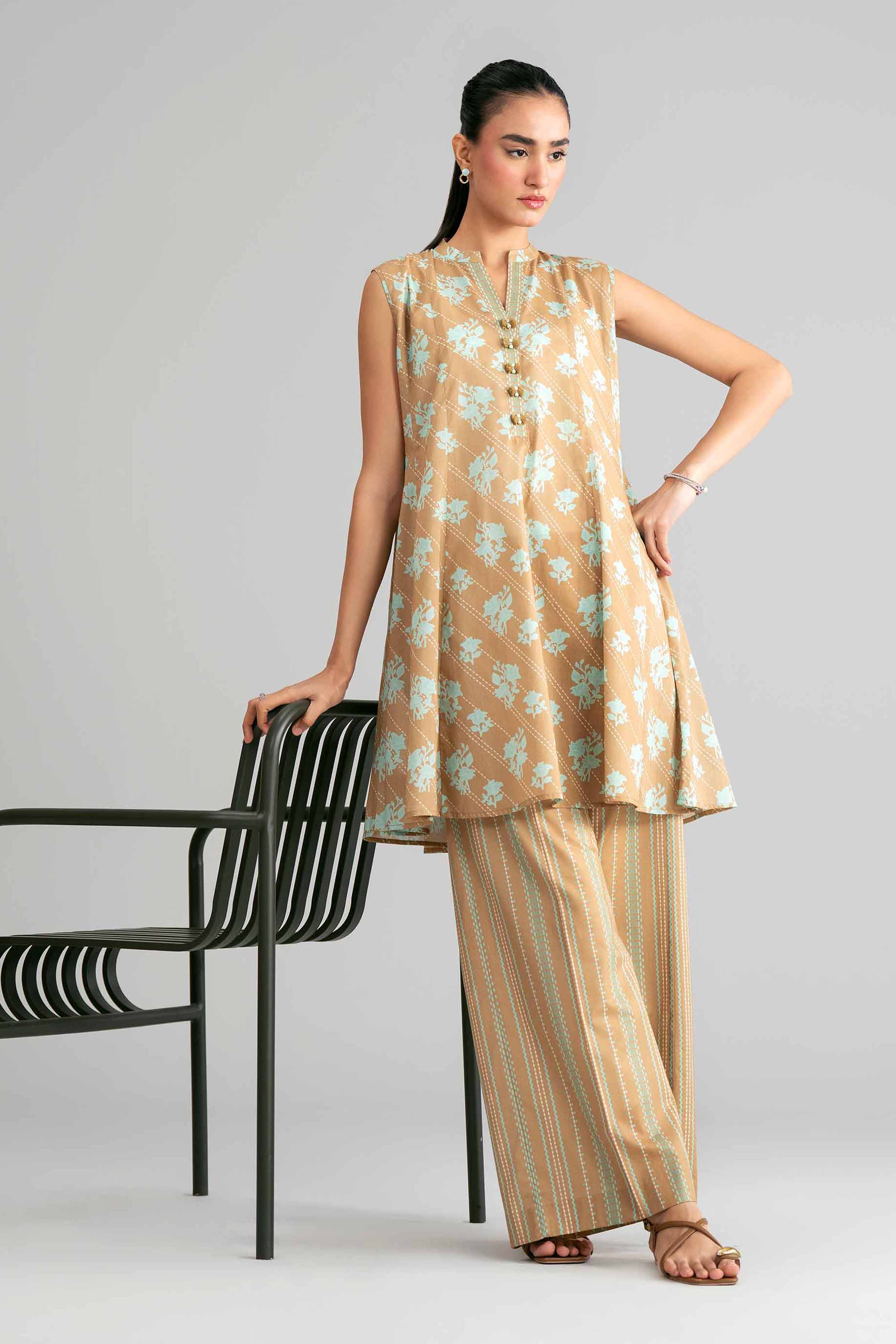 2 Piece - Printed Suit - 42601439 for Women - Unstitched Collection | Nishat | Shop Online