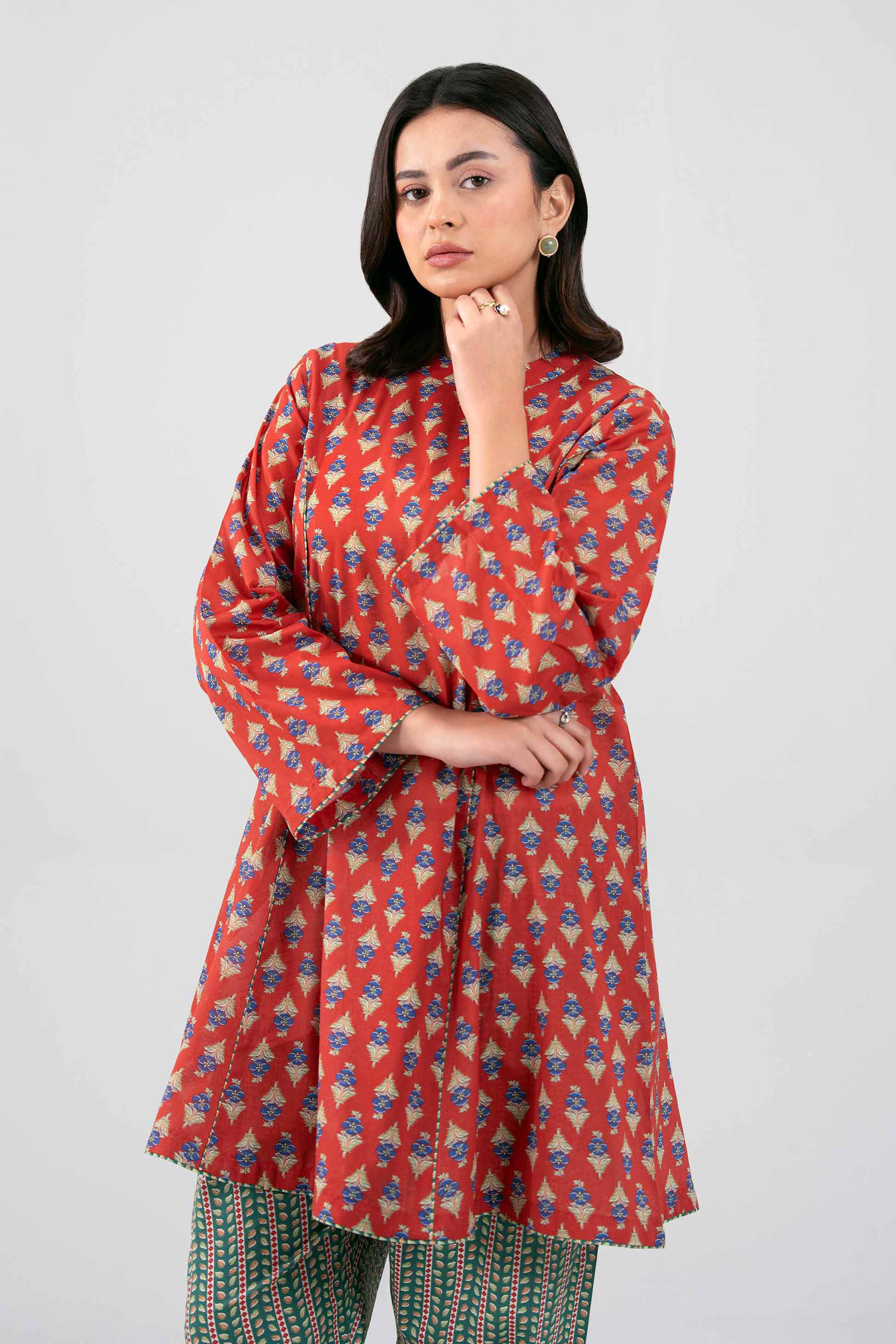 2 Piece - Printed Suit - 42601442 for Women - Unstitched Collection | Nishat | Shop Online