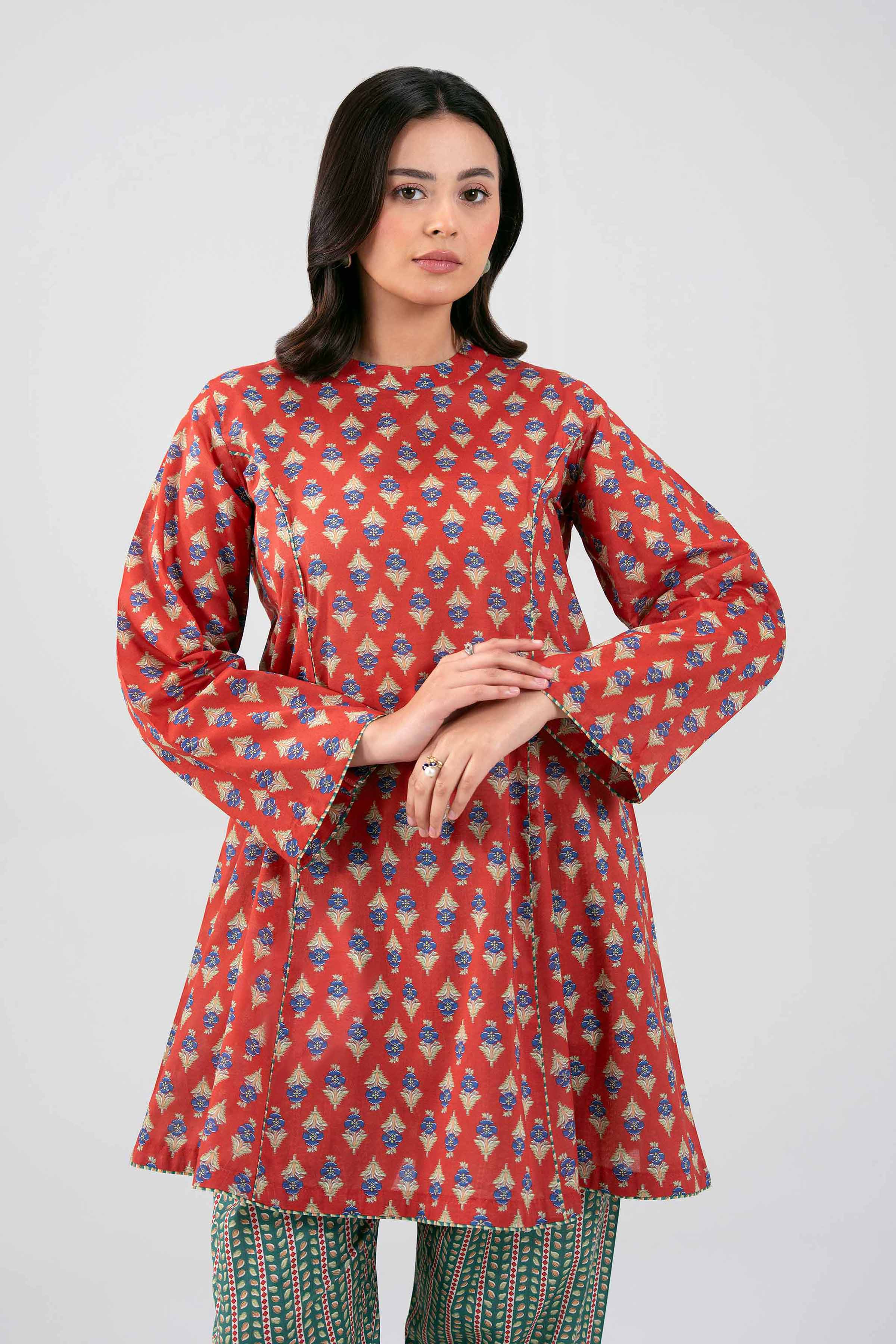2 Piece - Printed Suit - 42601442 for Women - Unstitched Collection | Nishat | Shop Online