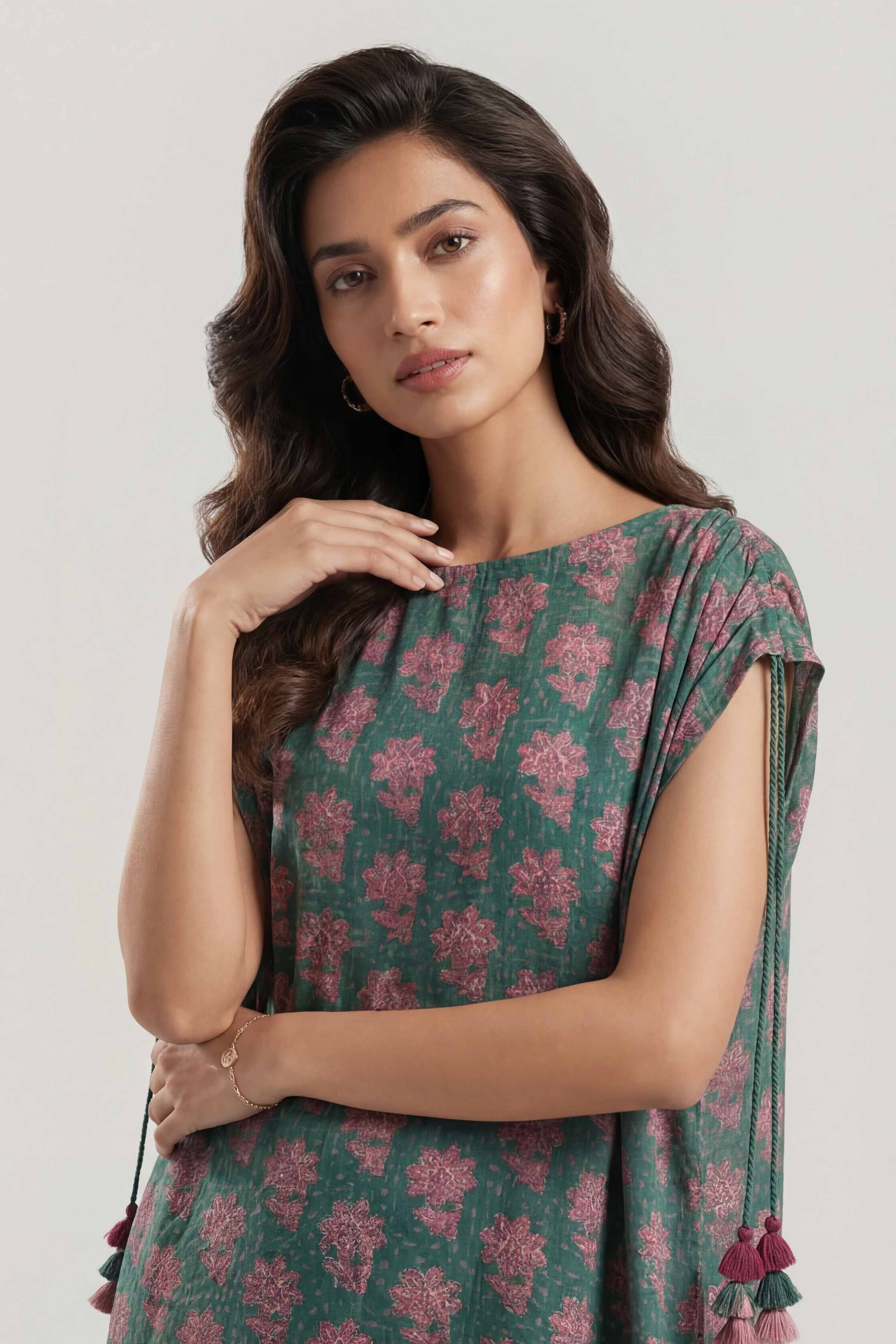 2 Piece - Printed Suit - 42601444 for Women - Unstitched Collection | Nishat | Shop Online