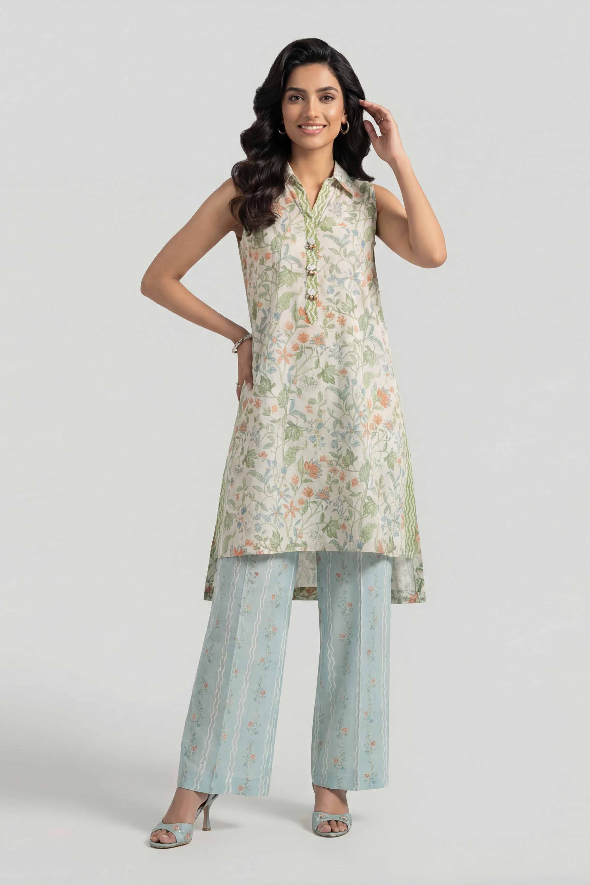 2 Piece - Printed Suit - 42601446 for Women - Unstitched Collection | Nishat | Shop Online