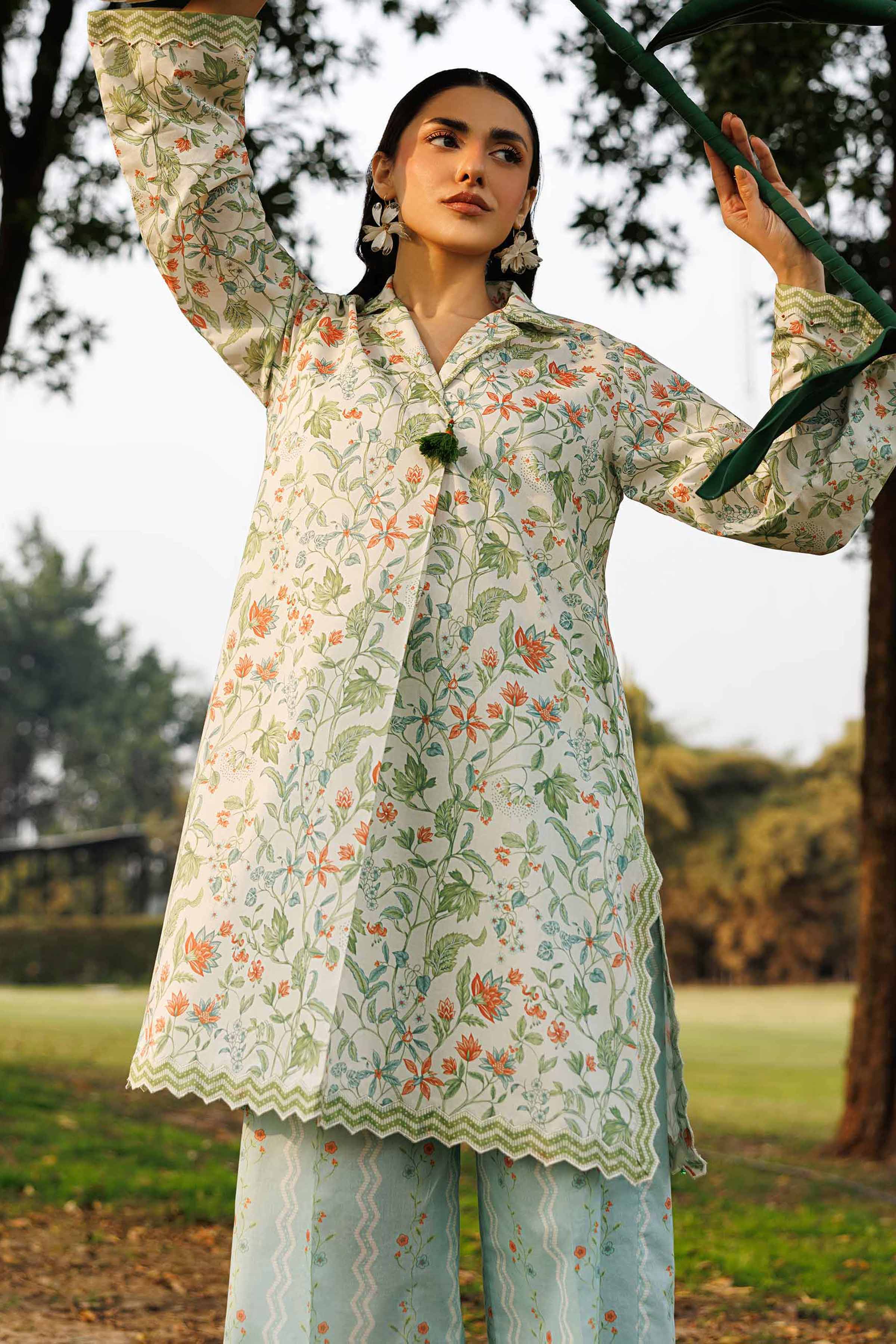 2 Piece - Printed Suit - 42601446 for Women - Unstitched Collection | Nishat | Shop Online